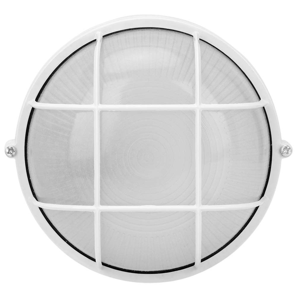 Explosion-Proof Sauna Light - High Temperature Resistant Round Ceiling Lamp for Steam Rooms & Spa | Durable Grid Bulkhead Lighting for Sauna, Bathhouse & Wellness Centers