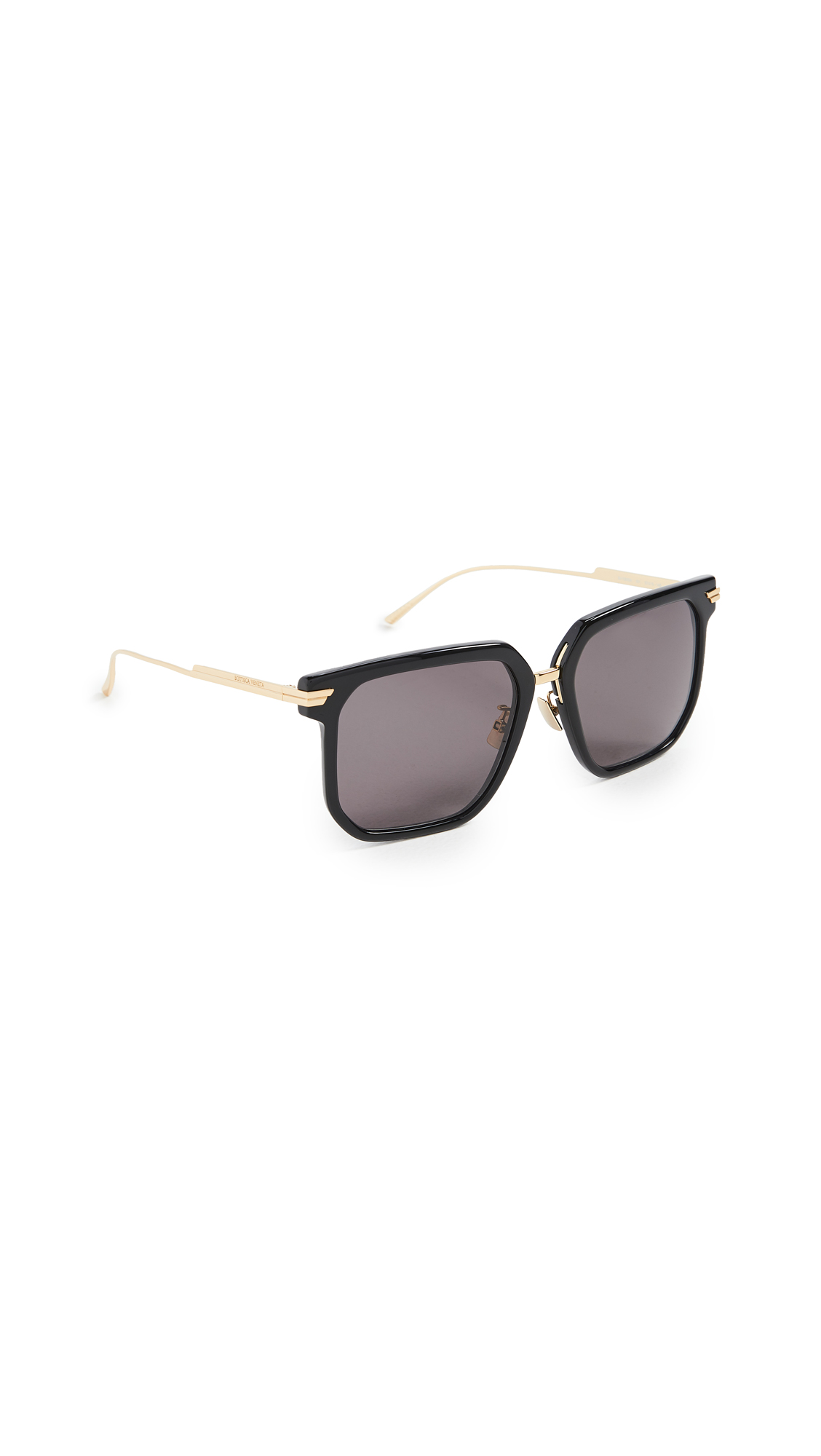 Bottega Veneta Women's Combi Squared Feminine Sunglasses - UV Protection, Luxury Designer Shades for Women, Perfect for Beach, Driving & Outdoor Fashion