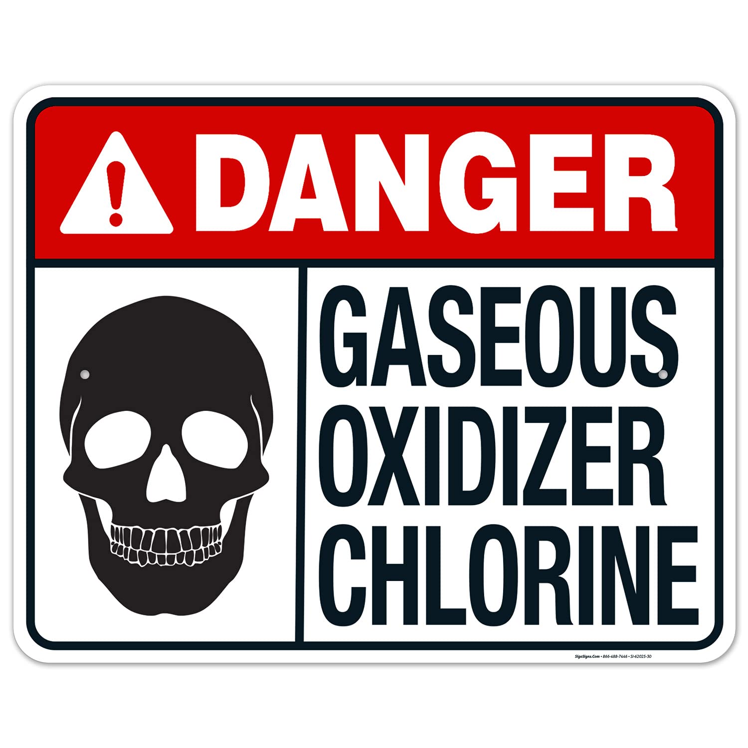 California Pool Chlorine Safety Sign 24x30 Inches - Rust-Free .063 Aluminum, Fade-Resistant, Complies with CA Pool Code - Perfect for Public Pools, Spas & Backyard Swimming Areas