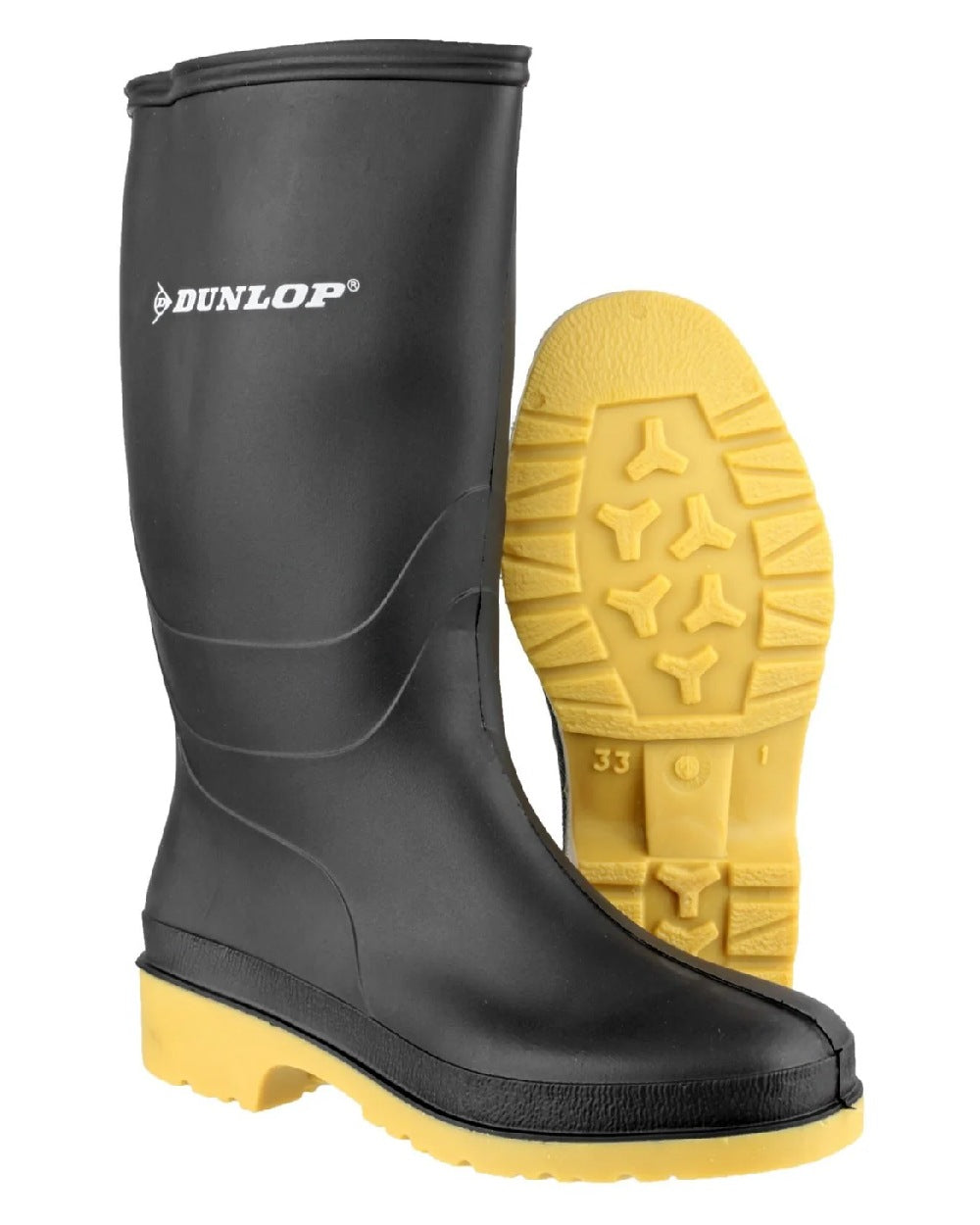 Dunlop Kids Waterproof Rain Boots - Durable Children's Wellingtons for Outdoor Play, Puddle Jumping & Garden Adventures