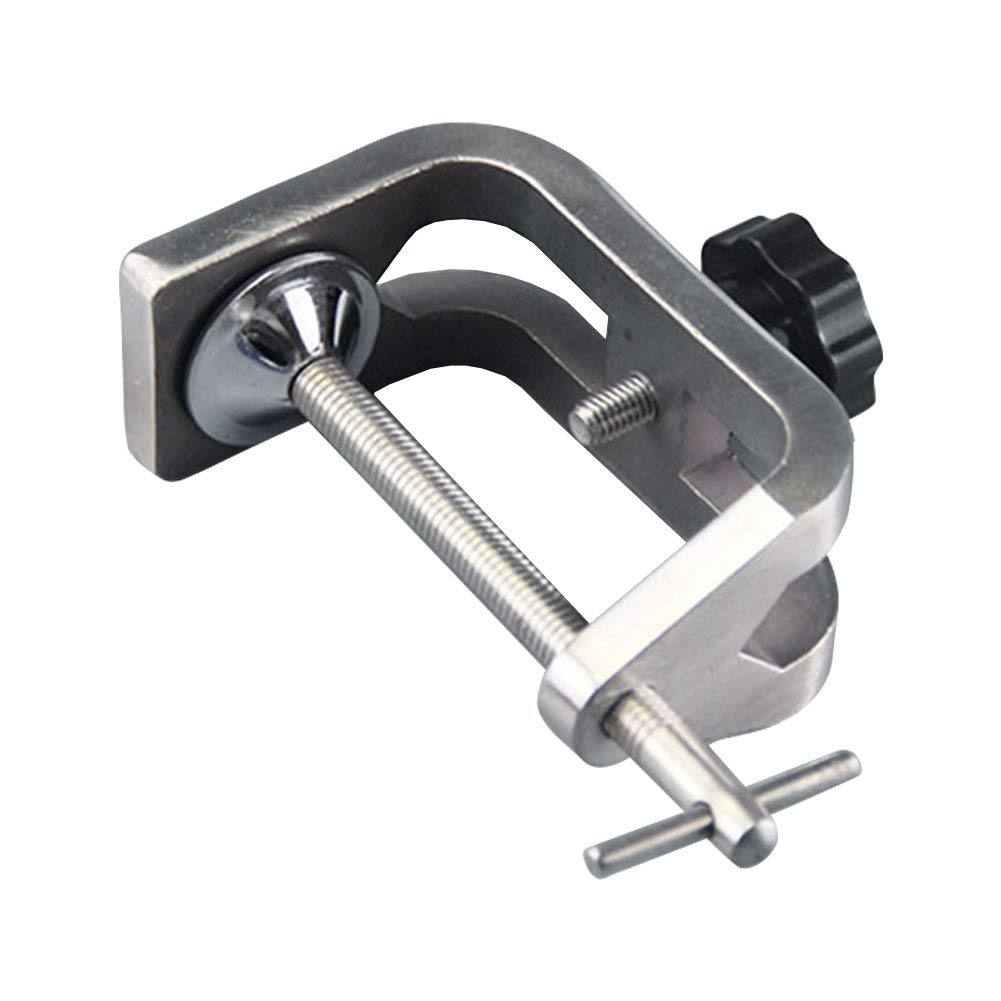Stainless Steel Adjustable G-Clamp & C-Clamp for Table Desk - Heavy Duty Lab Clamp Holder with Surface Polishing - Perfect for Workbenches, DIY Projects & Crafting