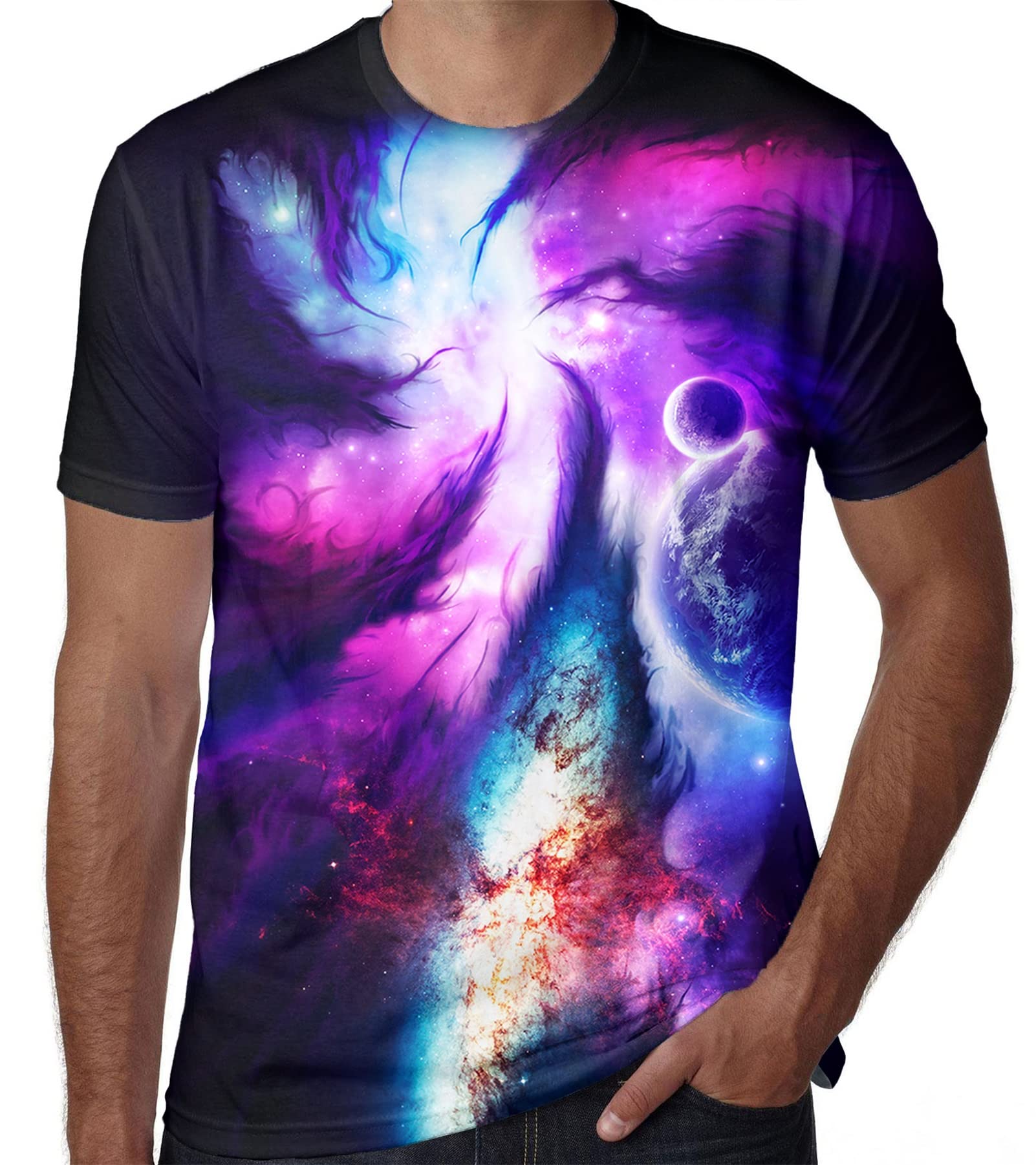 SYAIMN Unisex 3D Printed Graphic T-Shirts - Funny Colorful Summer Tees for Men & Women - Casual Wear, Street Fashion, Gift Ideas, Party Outfits