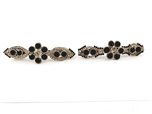 Dhavesai M.A.M Multi-Design Hair Clips for Women & Girls - Small Size Hair Accessories Pack of 2 (Multi-Color) - Perfect for School, Parties & Everyday Styling