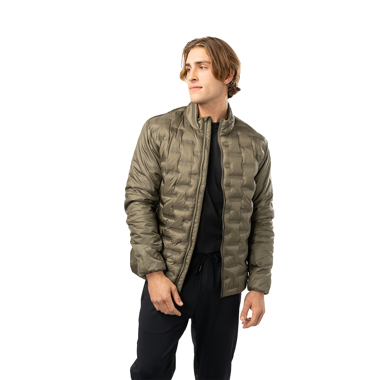 Bauer Hockey FLC Packable Puffer Jacket for Men - Lightweight Insulated Winter Coat for Hockey Players & Outdoor Activities