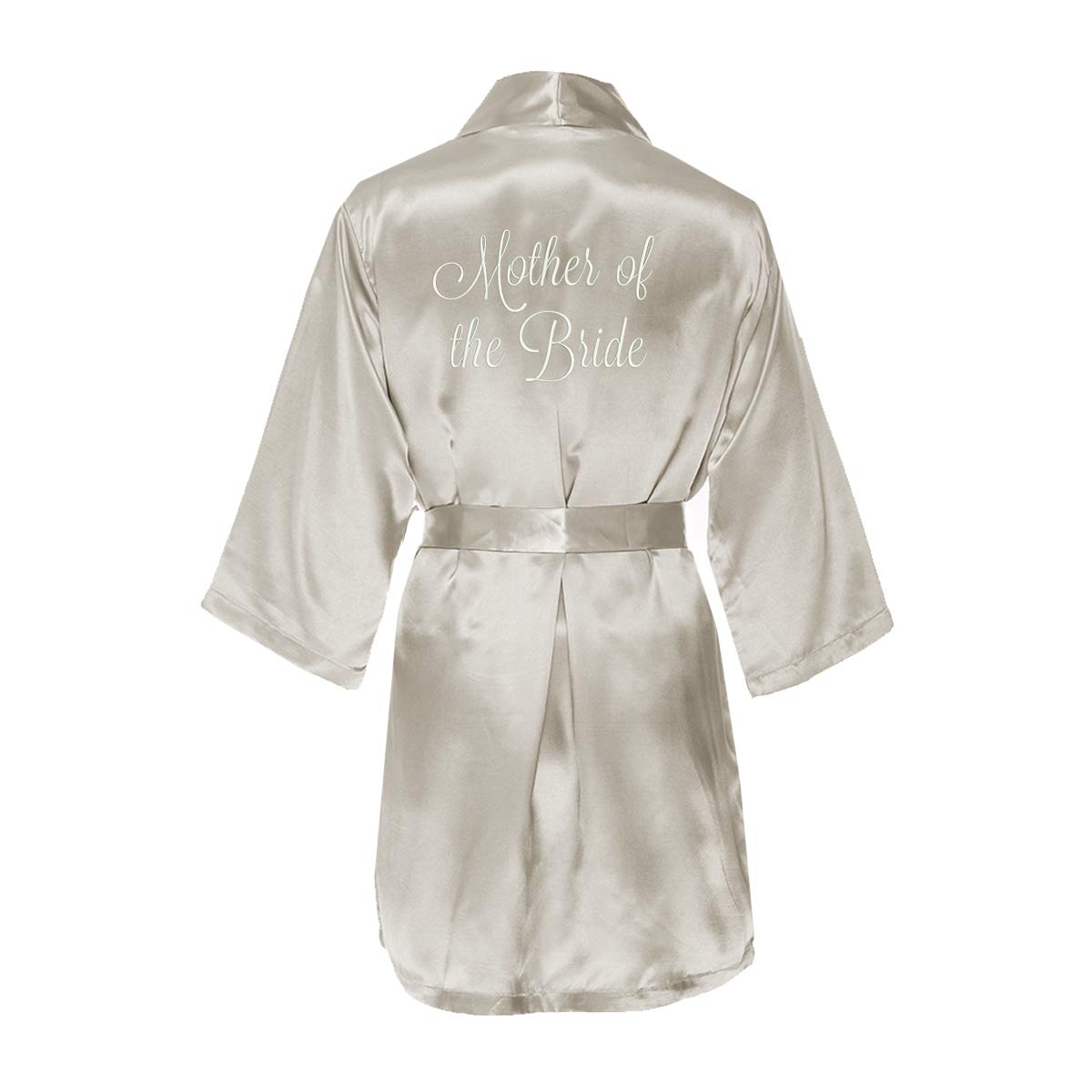 Elegant Satin Bridal Robe for Mother of The Bride - Perfect for Wedding Morning Preparation, Bridal Shower & Special Occasions
