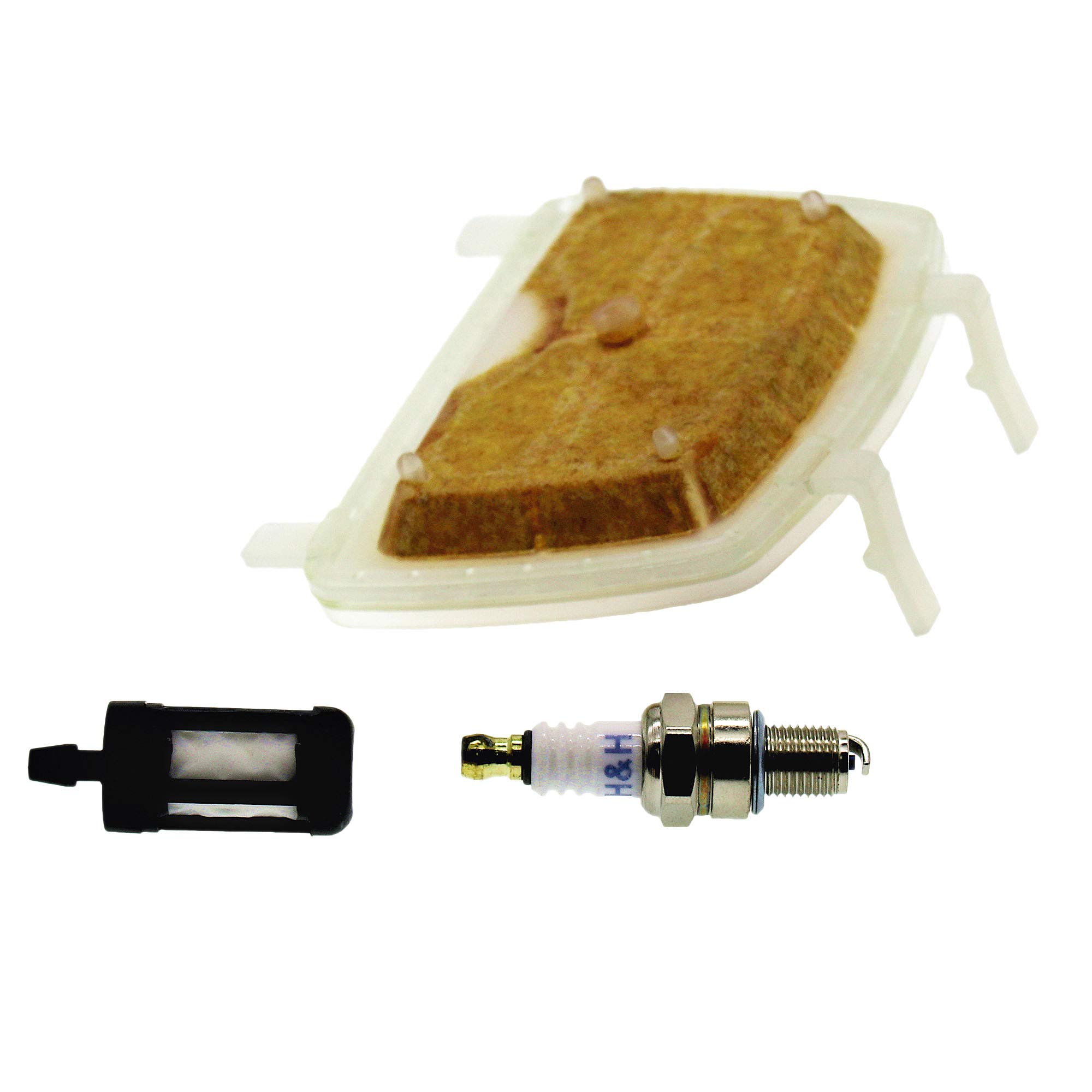 STIHL MS171 MS181 Chainsaw Air Filter, Fuel Filter & Spark Plug Replacement Kit – Compatible with STIHL MS170 MS180 – Perfect for Maintenance & Performance Tuning