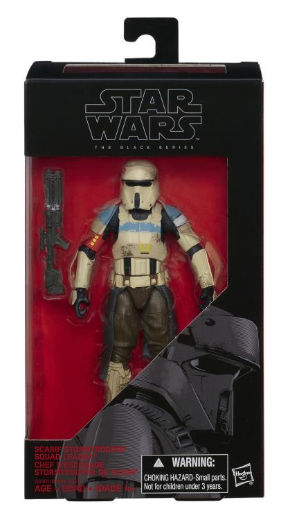 Star Wars The Black Series Scarif Stormtrooper Squad Leader Action Figure - Rogue One Collectible for Display & Cosplay