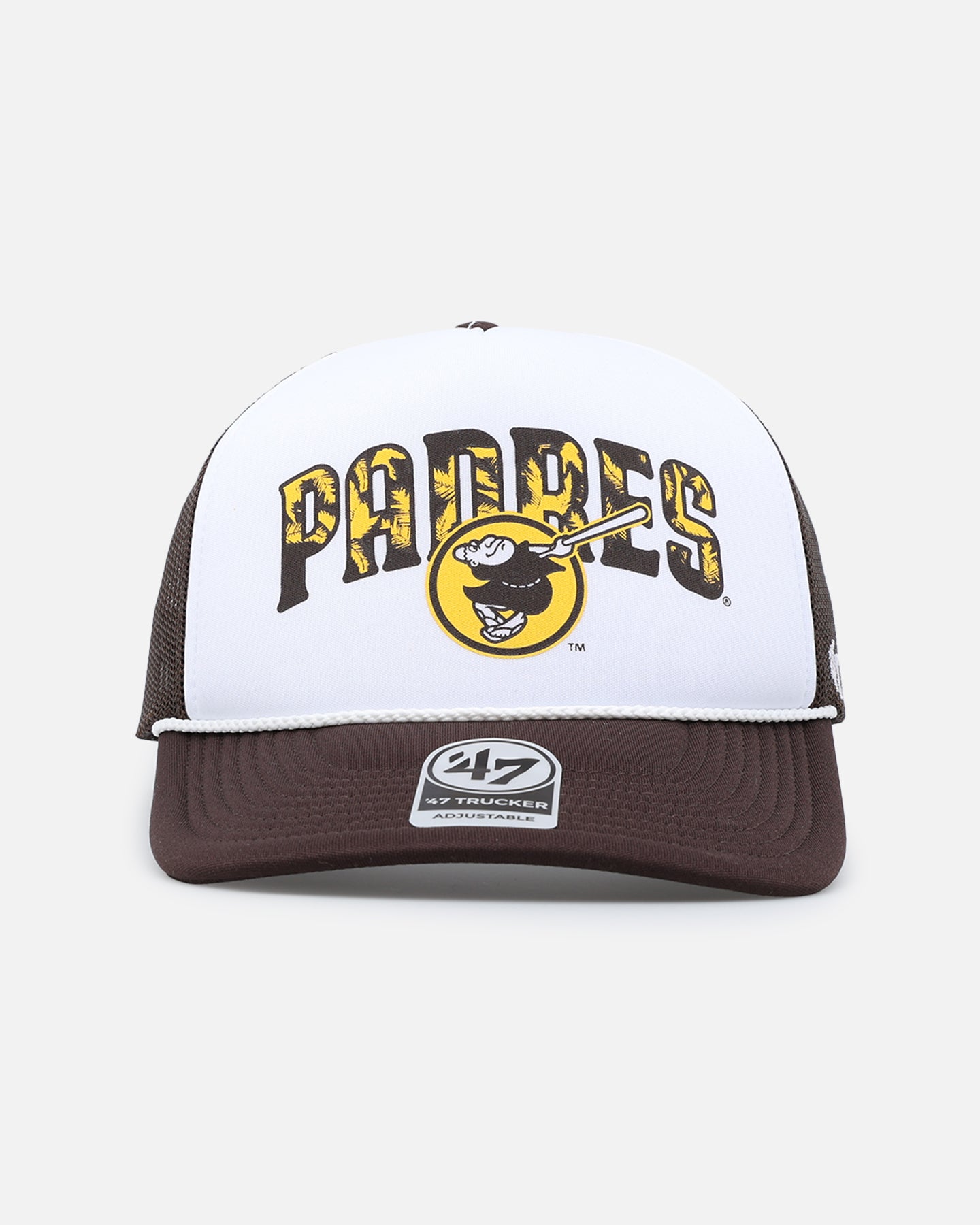 47 Brand San Diego Padres '47 Region Foam Trucker Snapback Cap - Navy Blue Adjustable Hat for Baseball Fans & Casual Wear