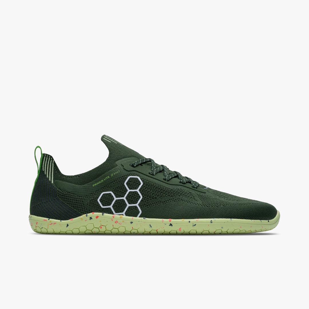 Vivobarefoot Men's Primus Lite Knit Barefoot Shoes - Lightweight & Breathable Minimalist Running Sneakers for Natural Movement - Perfect for Trail Running, Gym Workouts & Everyday Wear