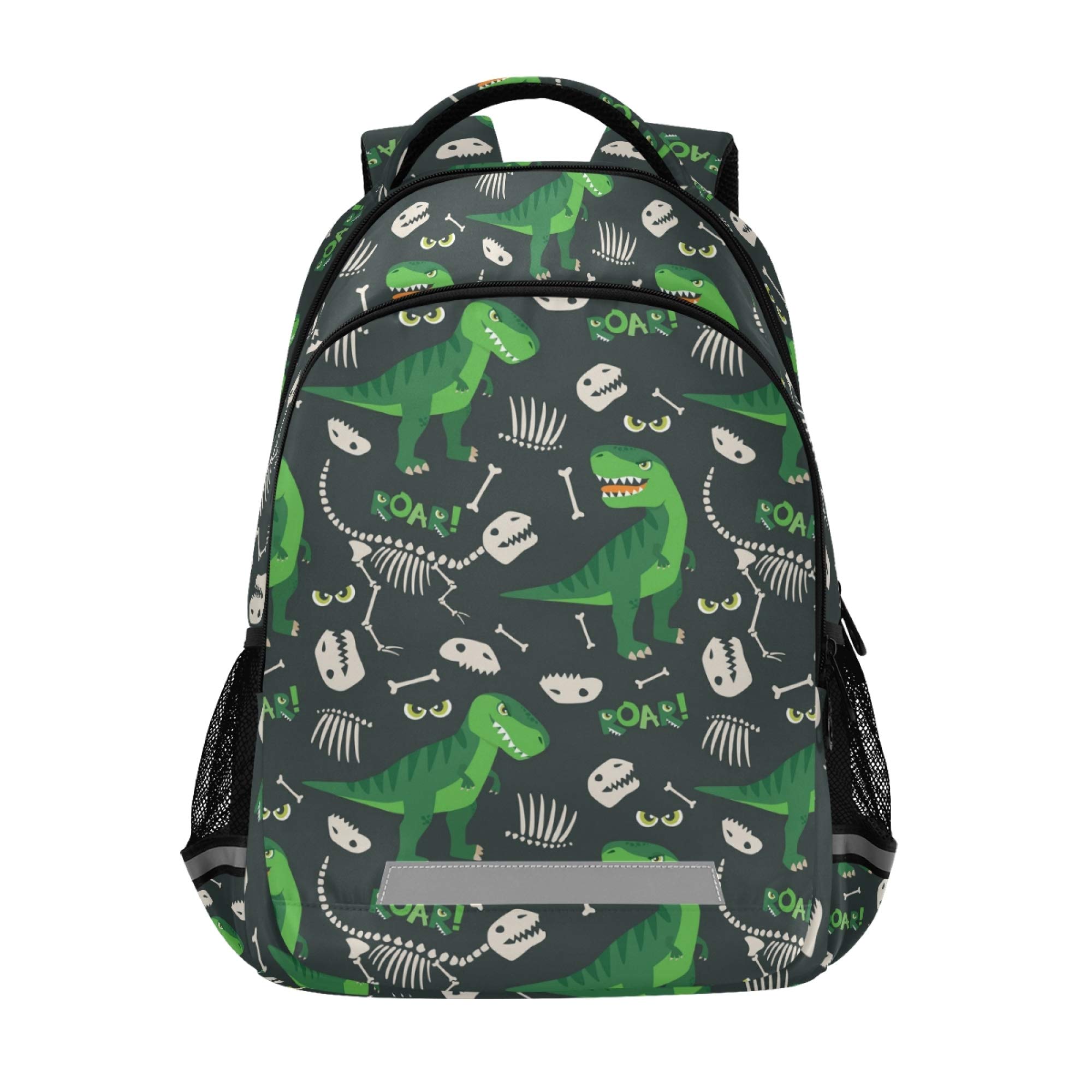 ALAZA Dinosaur T-Rex Retro Backpack Purse for Women & Men - Stylish Laptop Bag for 13 14 15.6 Inch Notebook Tablet - Perfect for School, Work & Travel | Vintage Dinosaur Print Daypack