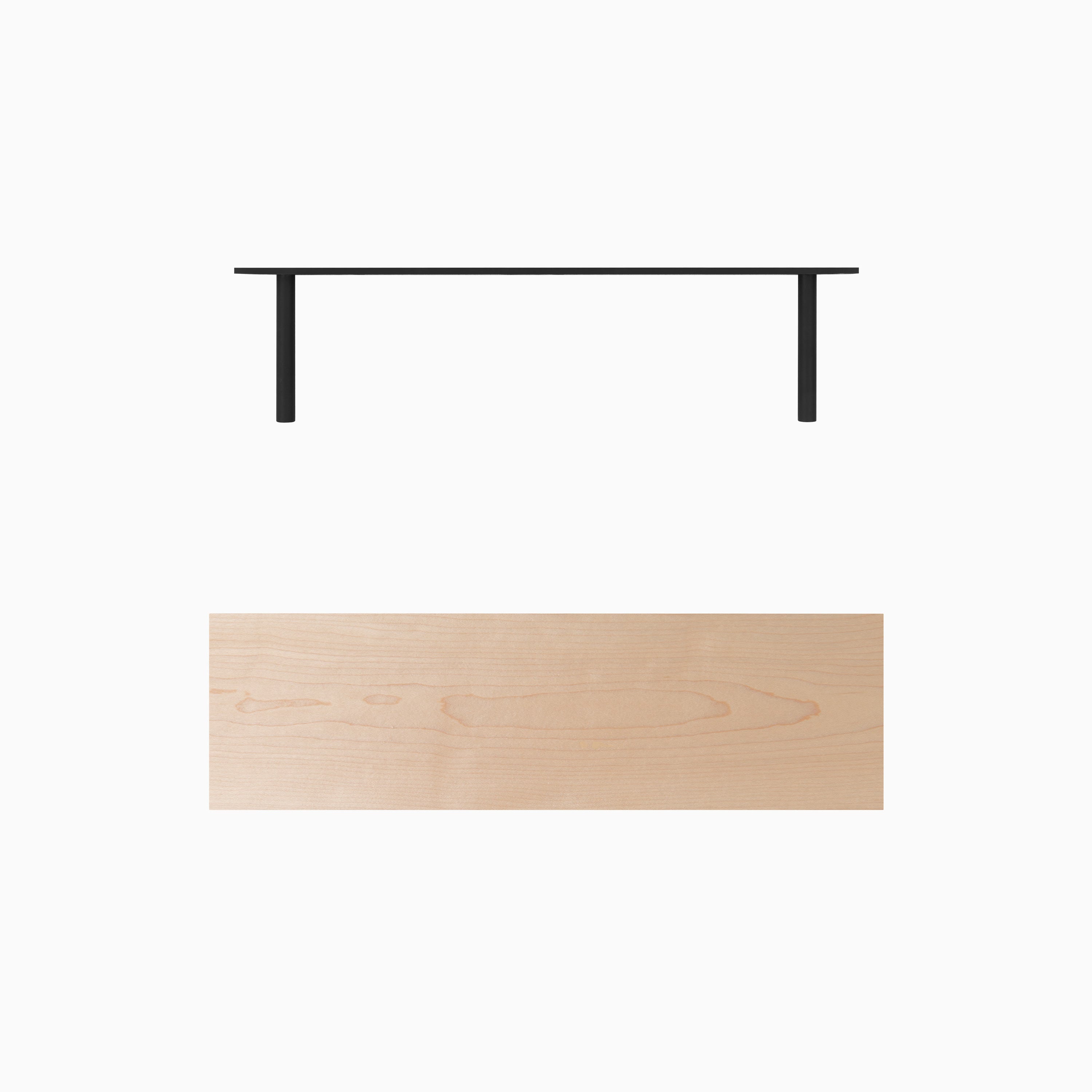 Aksel LED Maple Floating Shelf - Modern Wood Wall Shelves with Built-in Lights for Living Room, Bedroom, and Kitchen Decor