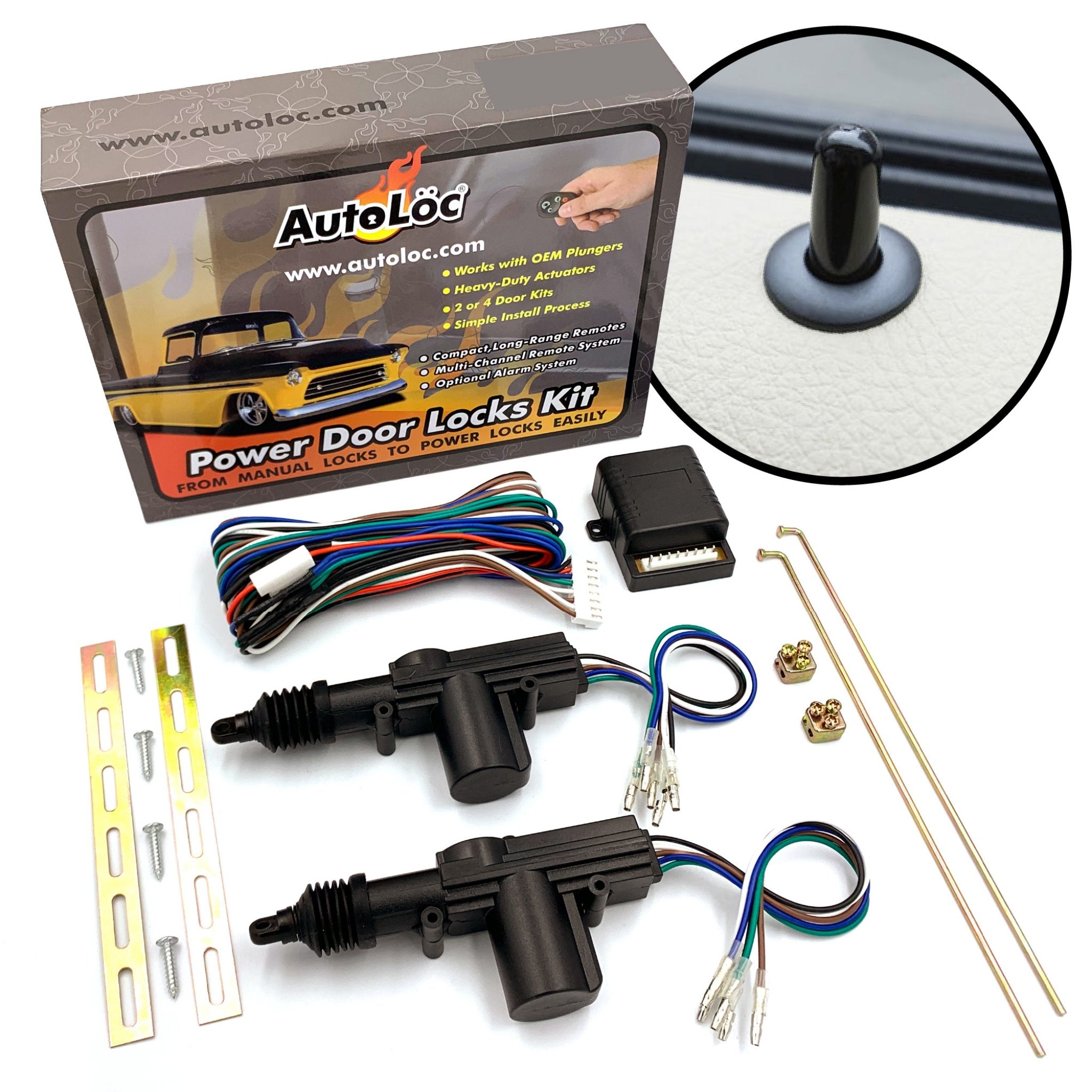 1901-1907 Oldsmobile Model F 28 2 Door Power Lock Kit - Vintage Car Door Lock Upgrade for Classic Auto Restoration & Security Enhancement | Perfect for Antique Vehicle Owners & Collectors