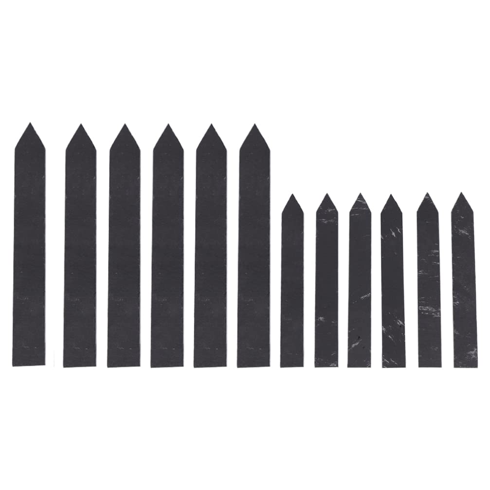 DOITOOL 12 Pack Slate Plant Labels - Waterproof Garden Markers for Flower Pots, Trees, and Nursery Plants | Perfect for Plant Identification, Price Tagging, and Organizing Your Home Garden