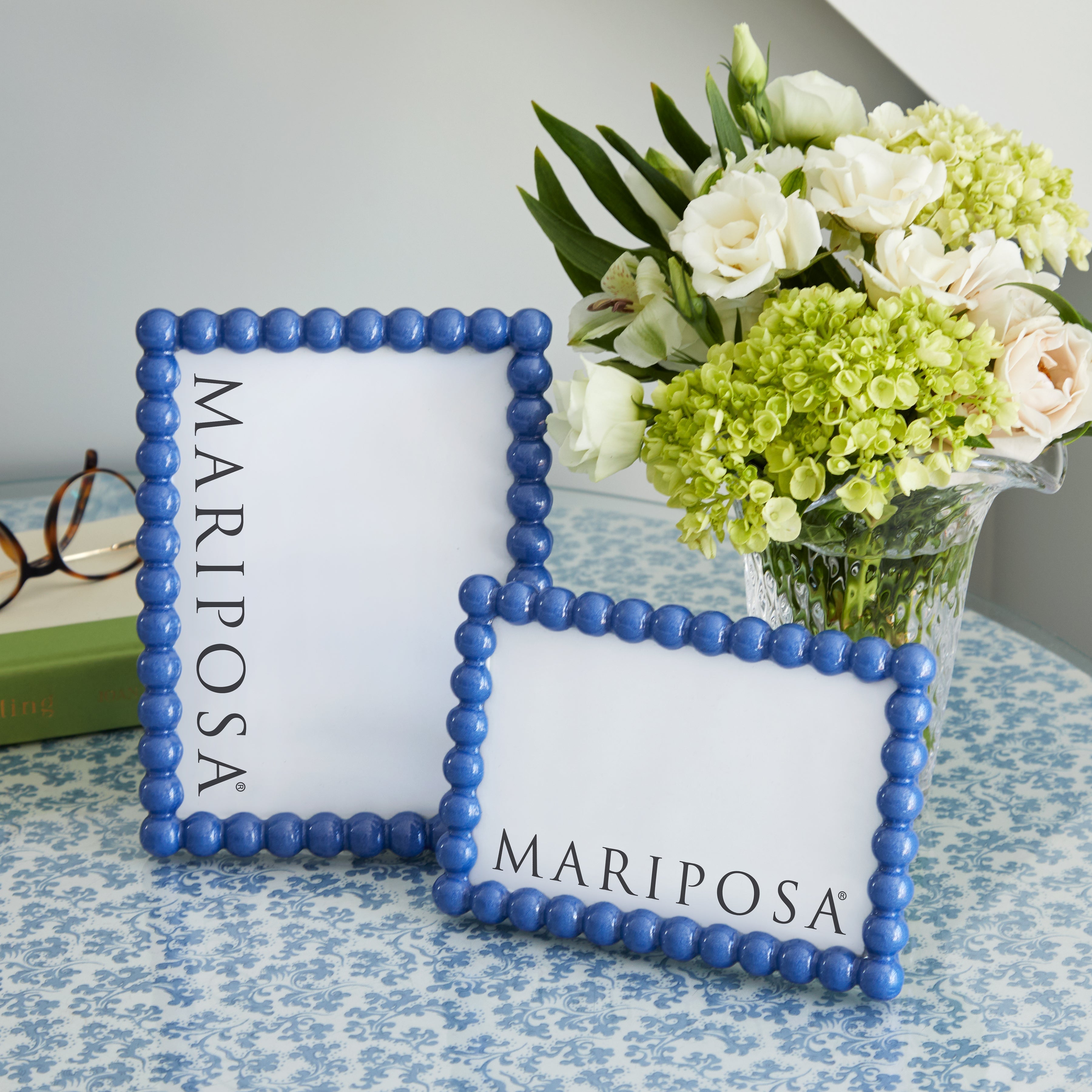 Baubles Blue 4x6 Picture Frame - Perfect for Wall Decor, Tabletop Displays & Photo Gifts