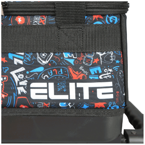 ELITE Basic Single Roller Bowling Bag for Men & Women - Durable Graffiti Design Bowling Ball Carrier - Perfect for League Play, Tournaments & Practice Sessions
