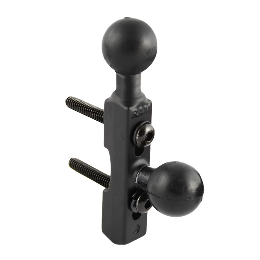 RAM Mounts RAM-B-309-6U 摩托车刹车/离合器储液罐双球底座 1英寸B型球头 适用于摩托车改装与长途骑行