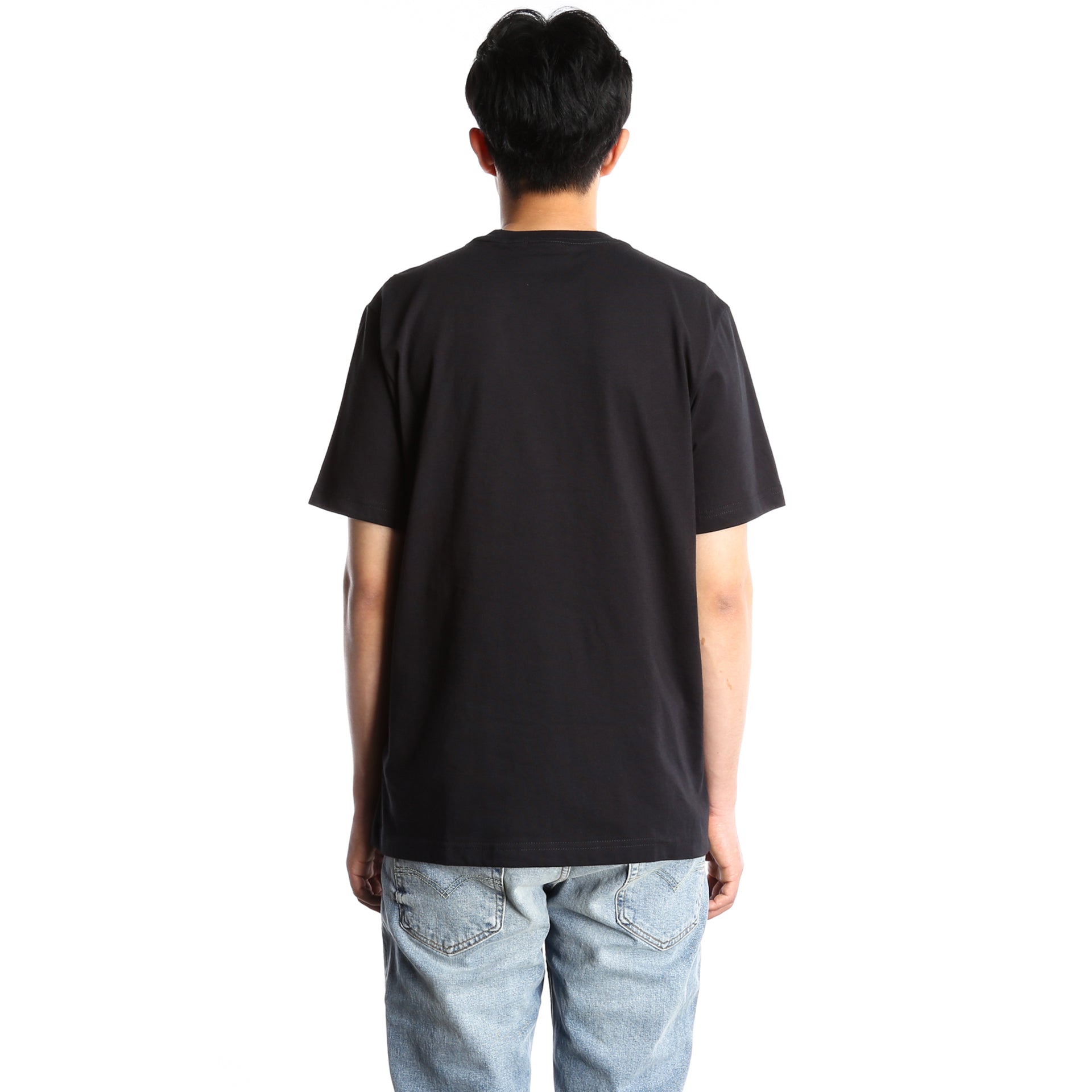 Adidas Men's Trefoil T-Shirt - Black Cotton Crewneck Tee for Casual Wear & Street Style