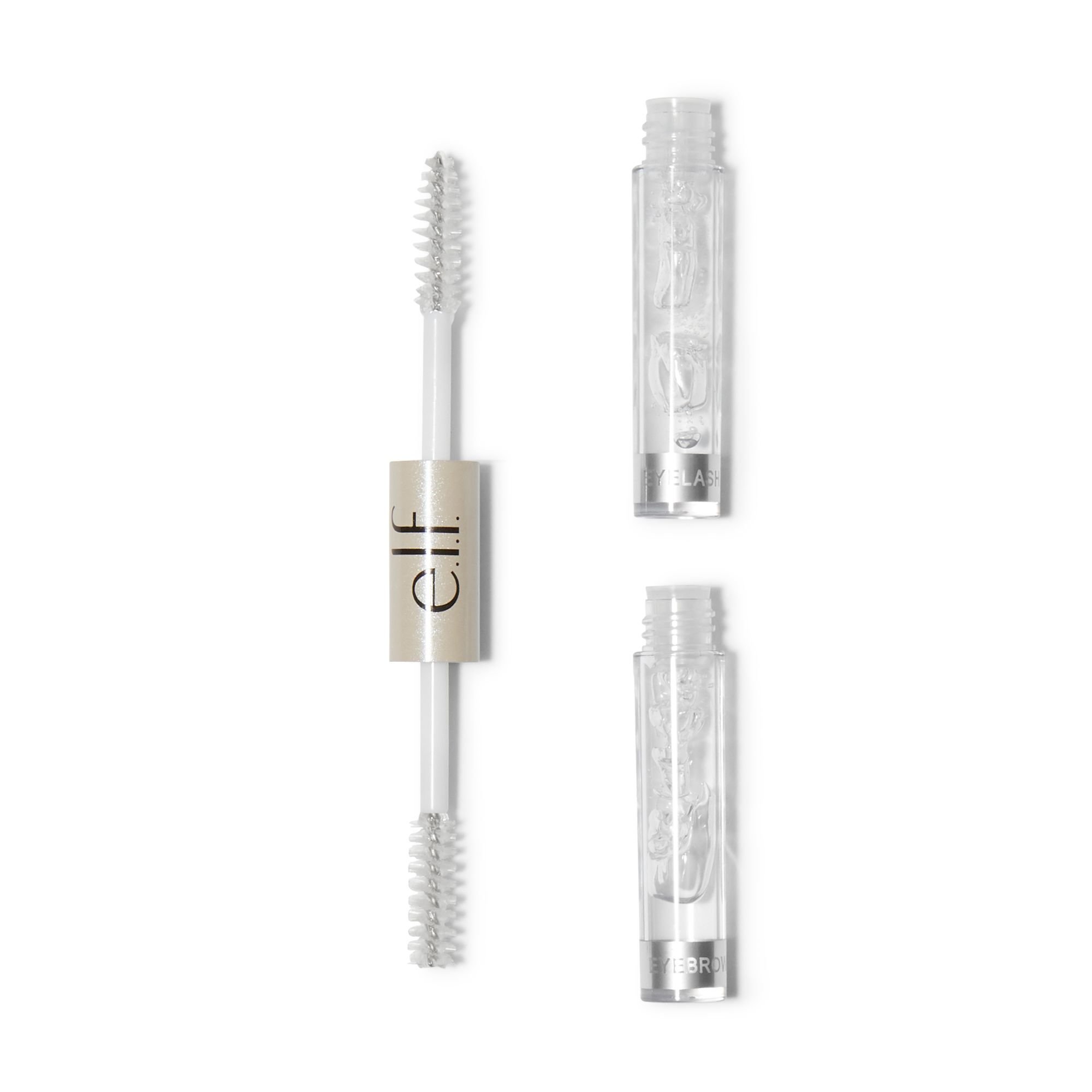 E.l.f. Essential Wet Gloss Lash & Brow Clear Mascara - Vegan, Cruelty-Free for Natural Shine & Definition - Perfect for Everyday Glam & No-Makeup Looks