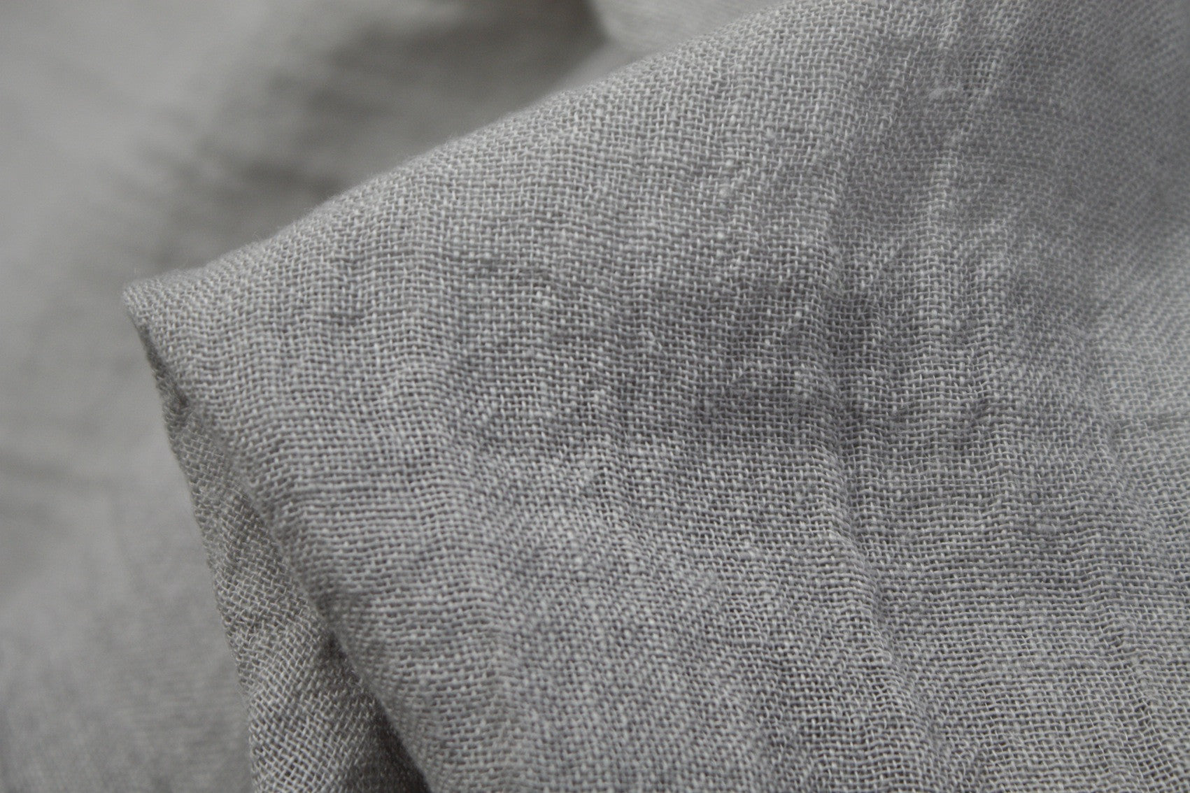 Premium Ash Crinkled Washed Linen Fabric - Soft & Durable for Clothing, Home Decor & DIY Crafts | Perfect for Dresses, Curtains & Upholstery