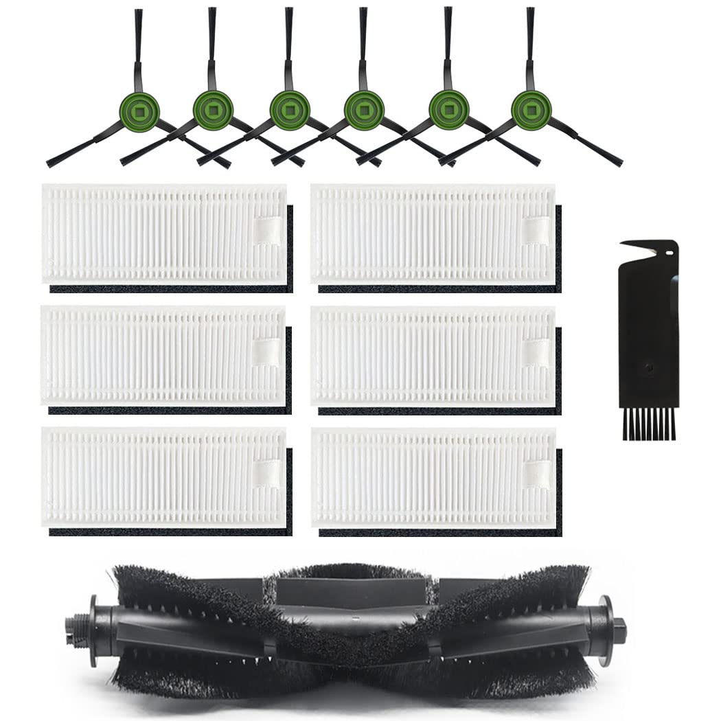 14Pcs Roller Side Brush & HEPA Filter Replacement Kit for Thamtu G11 Robot Vacuum Cleaner - Compatible with Hardwood Floors, Carpets & Pet Hair Cleaning