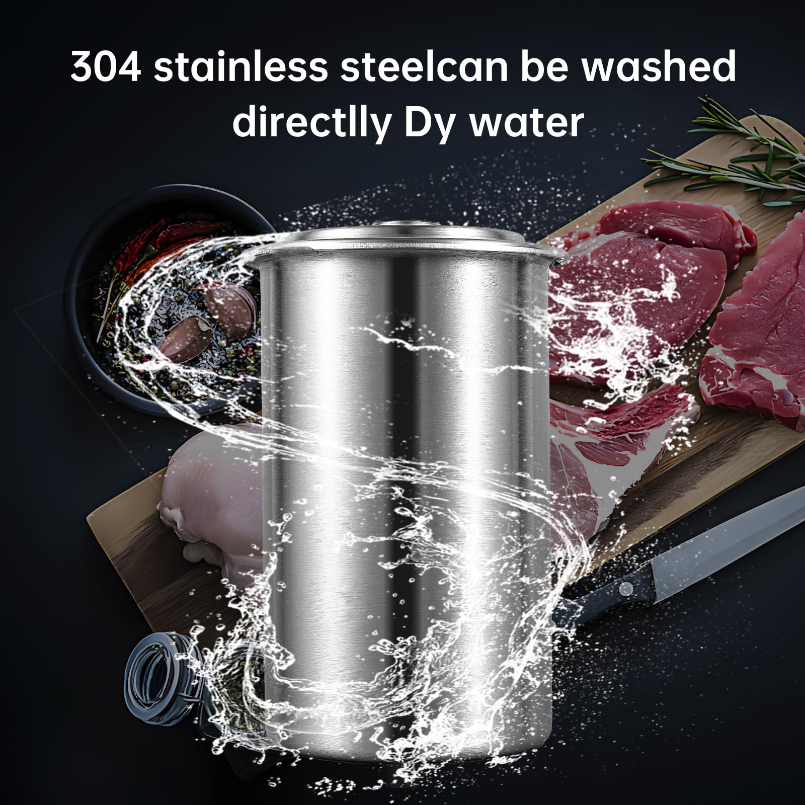 Premium 304 Stainless Steel Meat Press Cooker - Heavy Duty Ham Press Maker for Pork, Beef, Fish & Poultry | Round Shape Deli Meat Press Machine for Homemade Sausages, Burgers & BBQ | Perfect for Restaurants, Home Kitchens & Outdoor Cooking