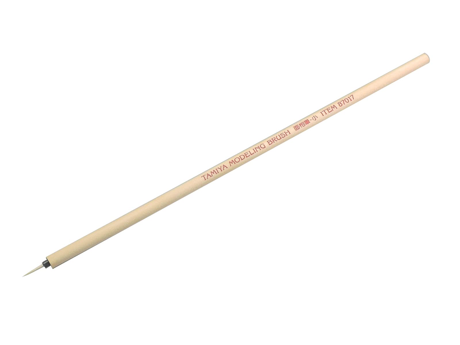TAMIYA Pointed Brush Small TAM87017 - Fine Tip Paint Brush for Miniature Models, Warhammer, Gundam & Scale Modeling - Perfect for Detail Painting & Touch-Ups