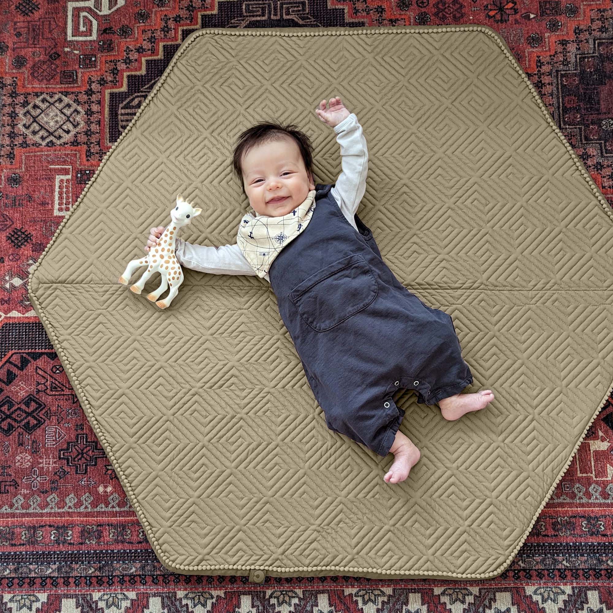 Non-Slip Baby Play Mat - Soft Foam Floor Tiles for Kids & Toddlers - Perfect for Nursery, Playroom & Daycare - Waterproof & Easy to Clean