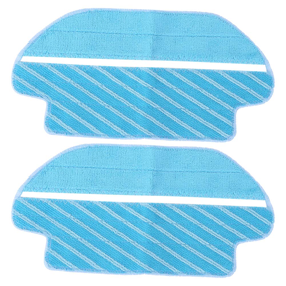 2-Pack Replacement Mop Cloths for Conga 3490 Robotic Vacuum Cleaner - Washable Cleaning Pads, Sweeping Machine Accessories - Perfect for Hardwood Floors & Tile Cleaning