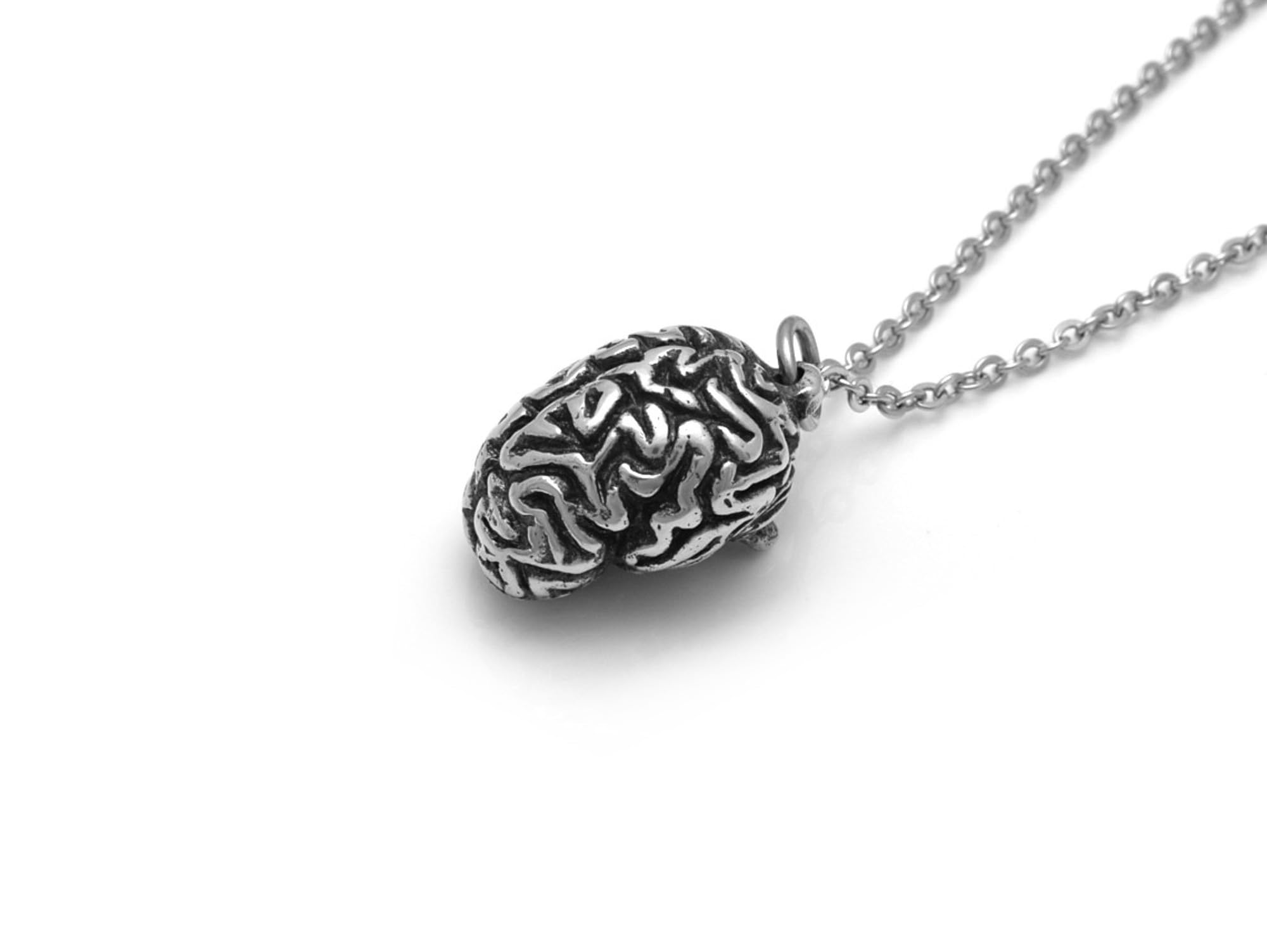 Human Brain Pendant Necklace - Psychology & Neurology Inspired Jewelry | Perfect Gift for Psychologists, Neuroscientists & Medical Students