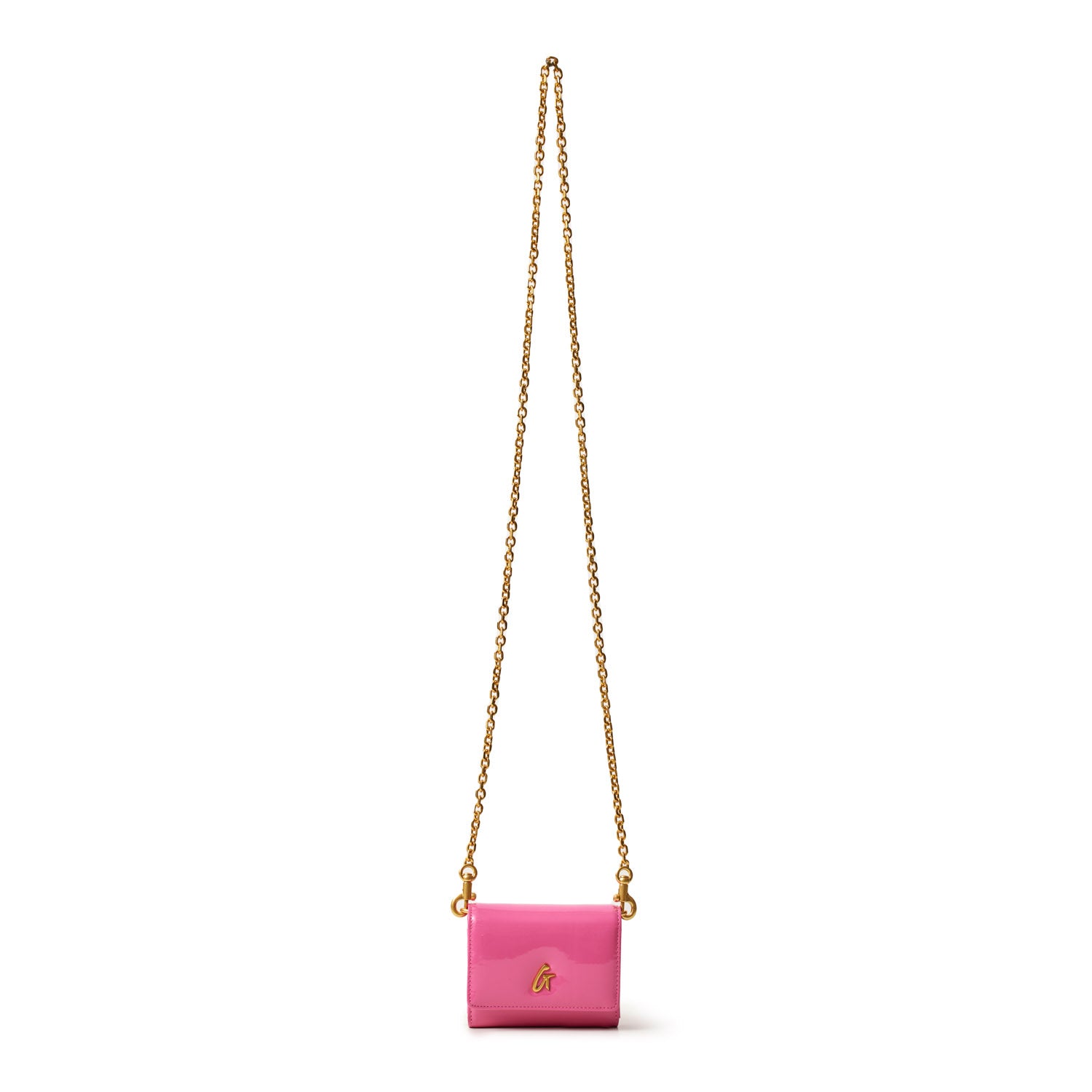 Standard Gold Compact WOC Mirror Hot Pink - Stylish Crossbody Bag for Women, Perfect for Parties, Travel & Everyday Use