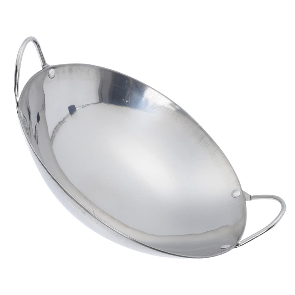 Stainless Steel Griddle Pot - Kitchen Cookware for Hot Pot & Korean BBQ