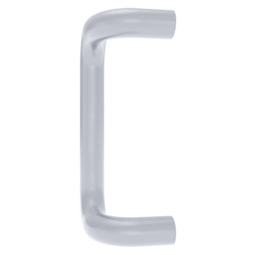 CRL M174828 8-Inch Satin Chrome Solid Offset Pull Handle - Premium Cabinet & Drawer Hardware for Kitchen, Bathroom, and Office Furniture Installation