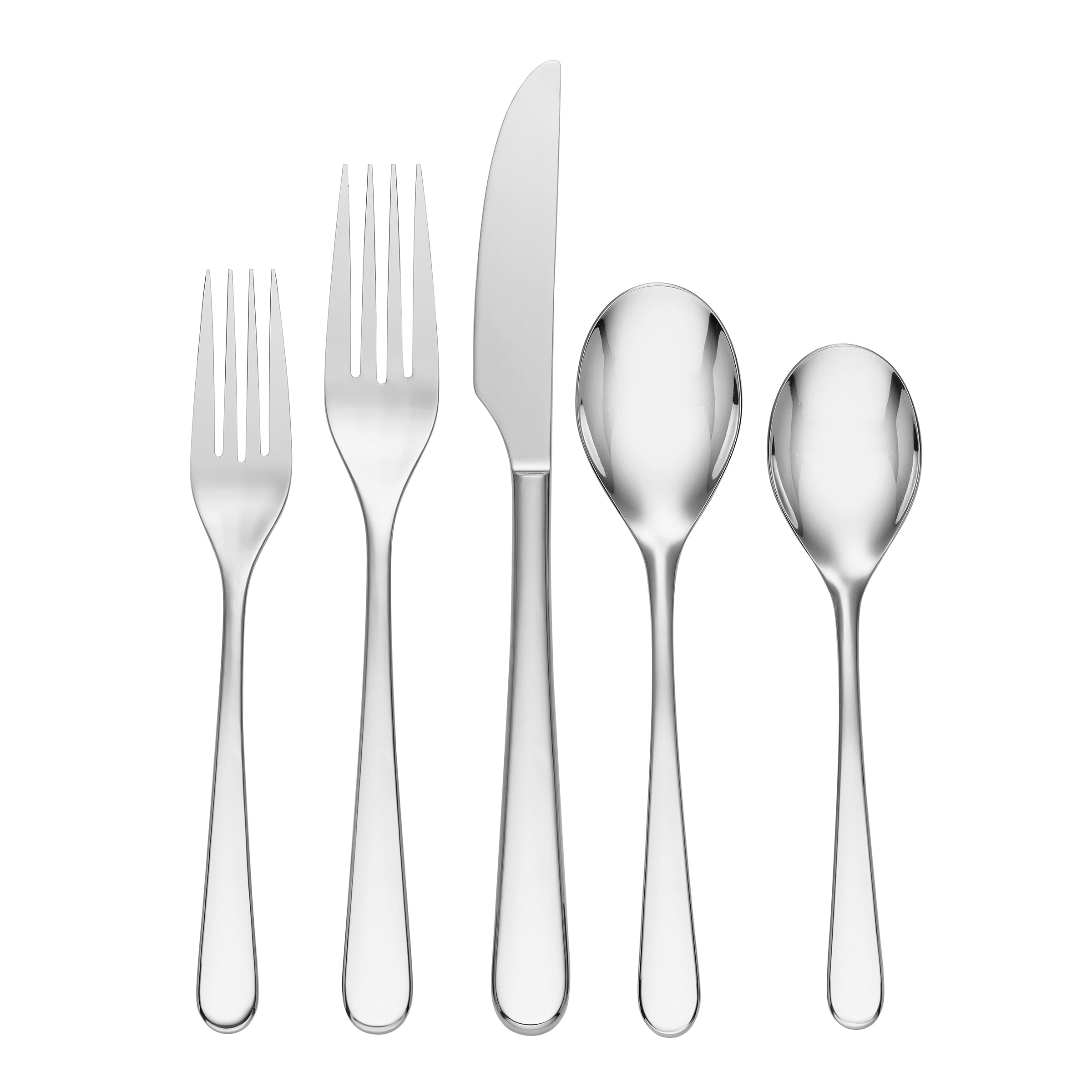 Kenbrook 20-Piece Stainless Steel Flatware Set - Elegant Silverware for Everyday Dining, Dinner Parties & Gift Giving