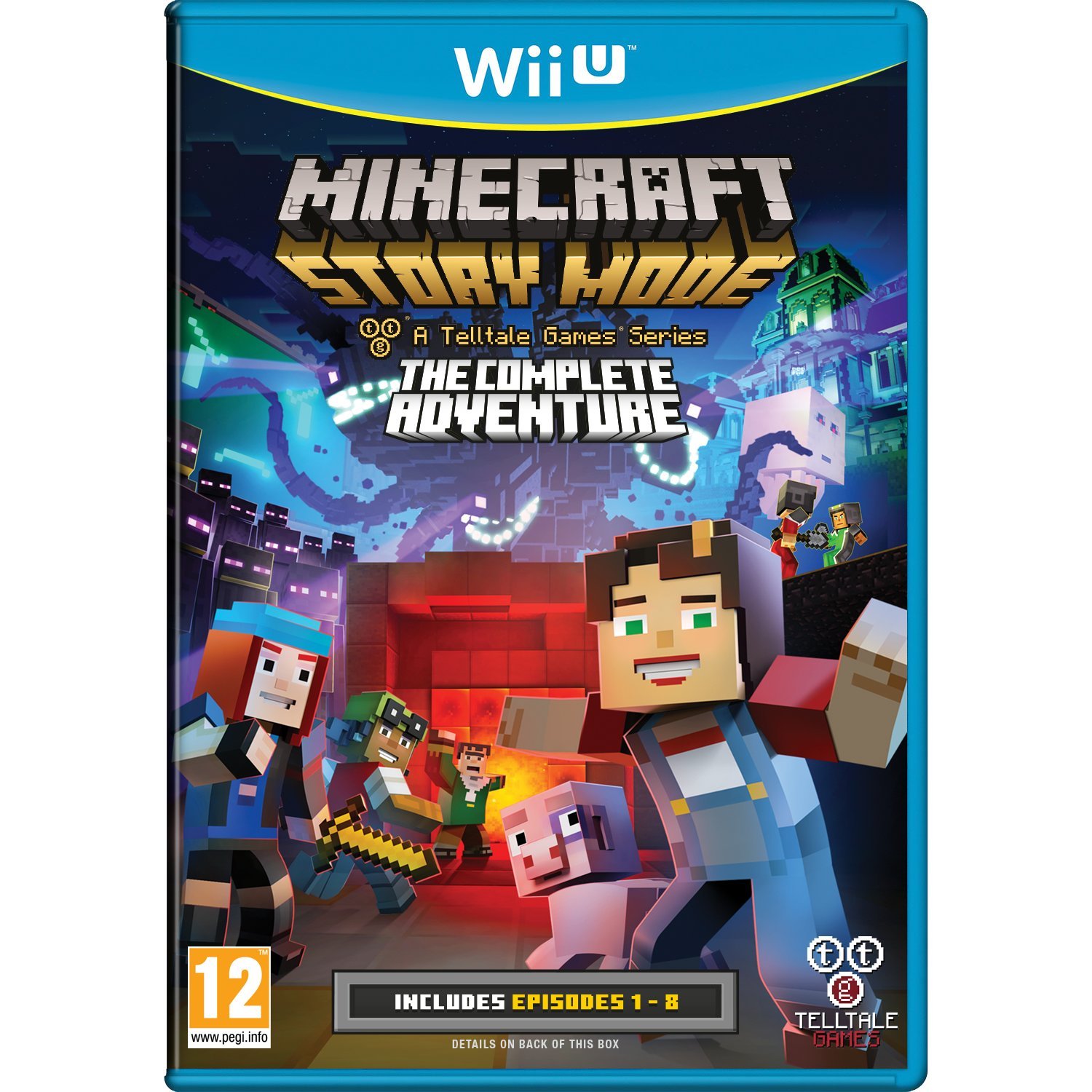 Minecraft Story Mode Complete Adventure for Nintendo Wii U - Fun Family Game for Kids & Teens - Perfect for Parties & Game Nights
