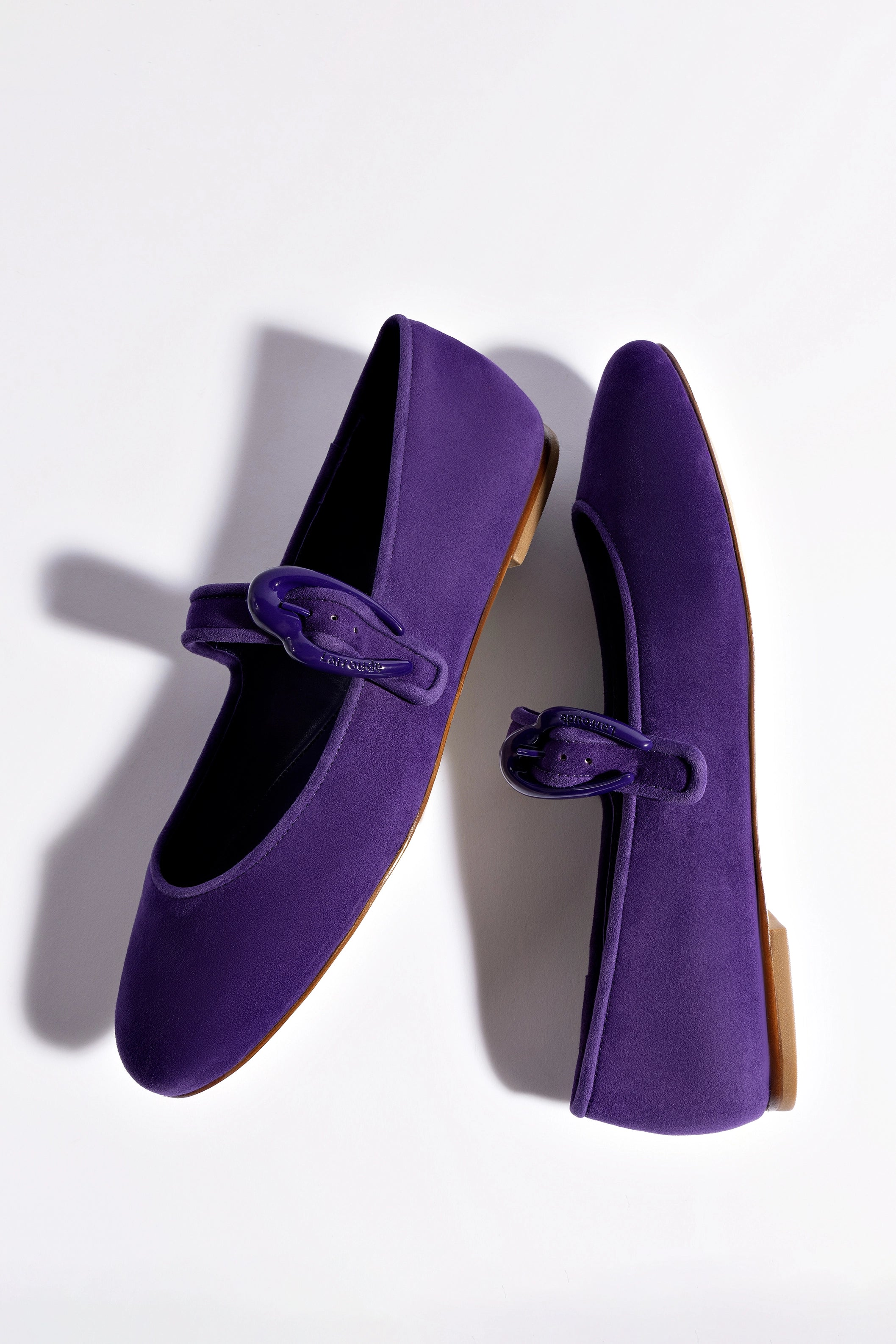 Verona Women's Ballet Flats - Comfortable Suede Shoes in Eggplant Purple for Casual Wear, Office & Date Night Outfits
