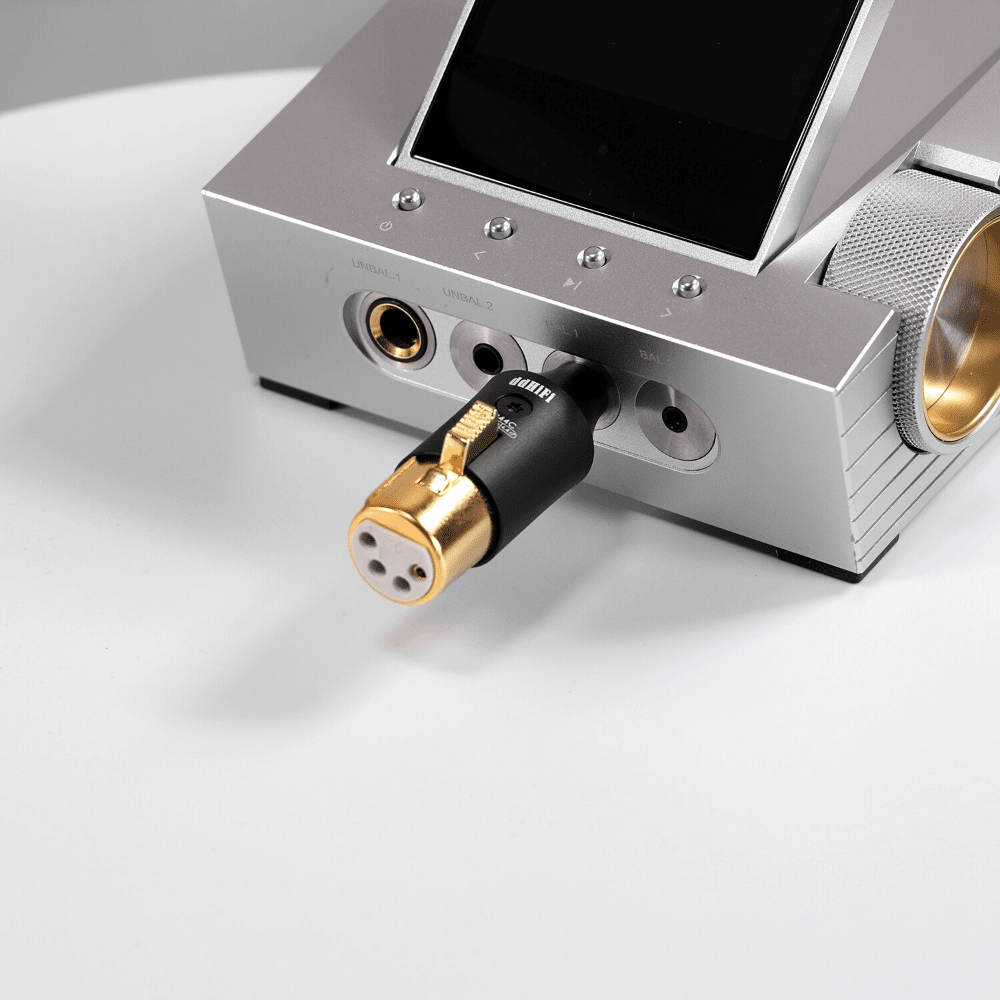 DD ddHiFi XLR44C Balanced XLR 4Pin to 4.4mm Adapter - High-Quality Audio Connector for Professional Headphones & Studio Equipment - Perfect for Audiophiles, Recording Studios & Home Theater Systems