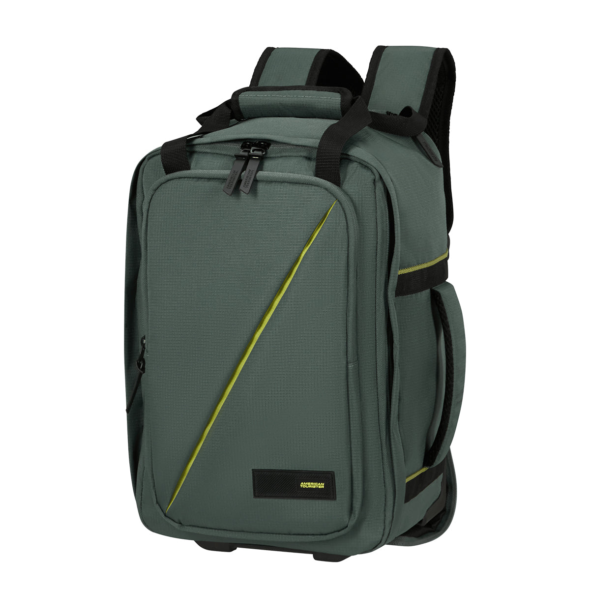 American Tourister Take2Cabin Dark Forest Backpack 91G012 - Lightweight Carry-On Travel Backpack for Airplane, School & Outdoor Adventures (Dark Green)