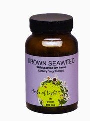 Organic Brown Seaweed Capsules 180ct - Premium Kelp Supplement for Thyroid Support, Detox & Energy Boost - Perfect for Smoothies, Salads & Healthy Recipes