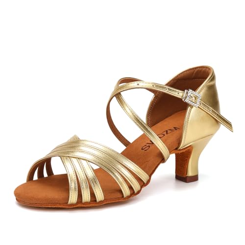 Gold-heel 2inch-suede Sole