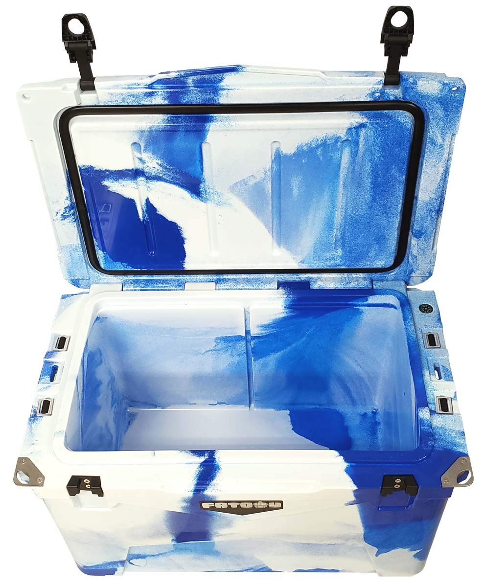 Fatboy 60 Quart Roto Molded Hard Sided Cooler - Heavy Duty Ice Chest for Camping, Fishing, Tailgating & Outdoor Adventures | Durable & Insulated Cooler Box for Picnics, Beach & Road Trips