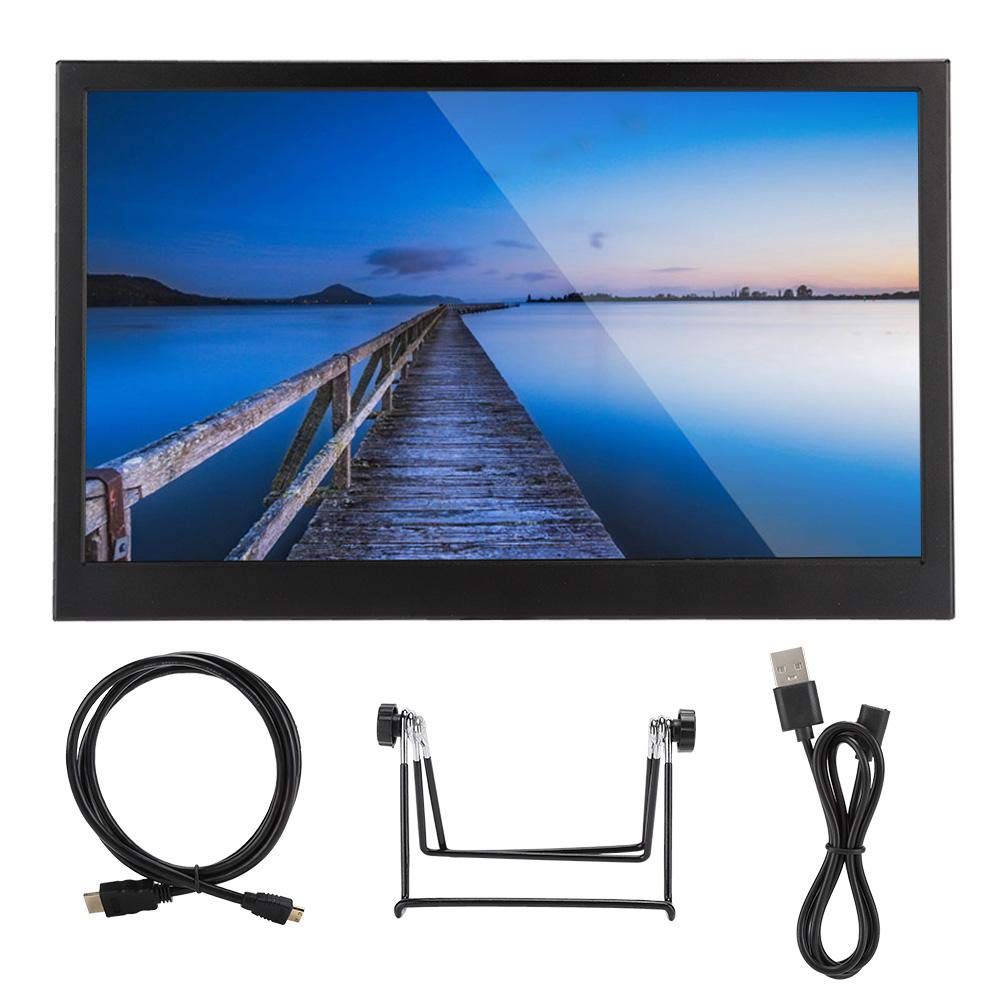 Tosuny 15.6 Inch Portable Monitor - Full HD 1080P IPS Screen, Ultra Thin HDMI External Display with 4K UHD Support | Perfect for Gaming (PS3/PS4/Xbox), Raspberry Pi Projects & Security Monitoring | Ideal for Work, Travel & Home Entertainment