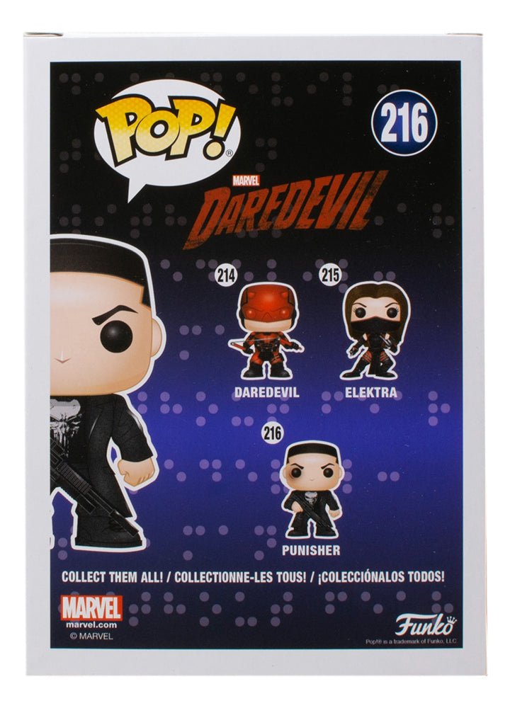 Marvel Daredevil The Punisher Funko Pop! Vinyl Figure #216 - Collectible Action Figure for Superhero Fans, Perfect for Display & Gifts