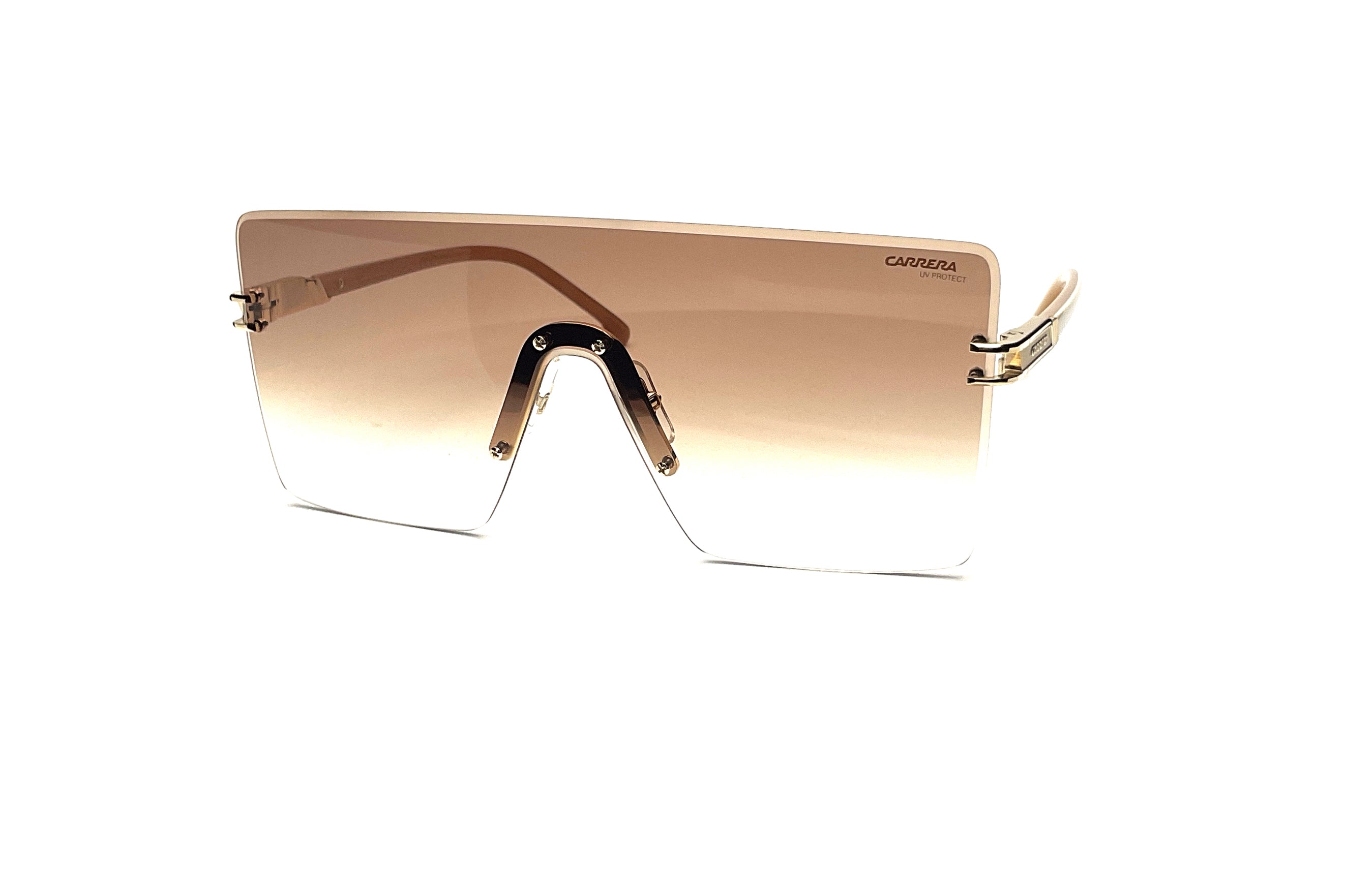 Carrera 1075 Sunglasses - Gold Ivory Frame with UV Protection - Perfect for Driving, Outdoor Sports & Fashion Accessories