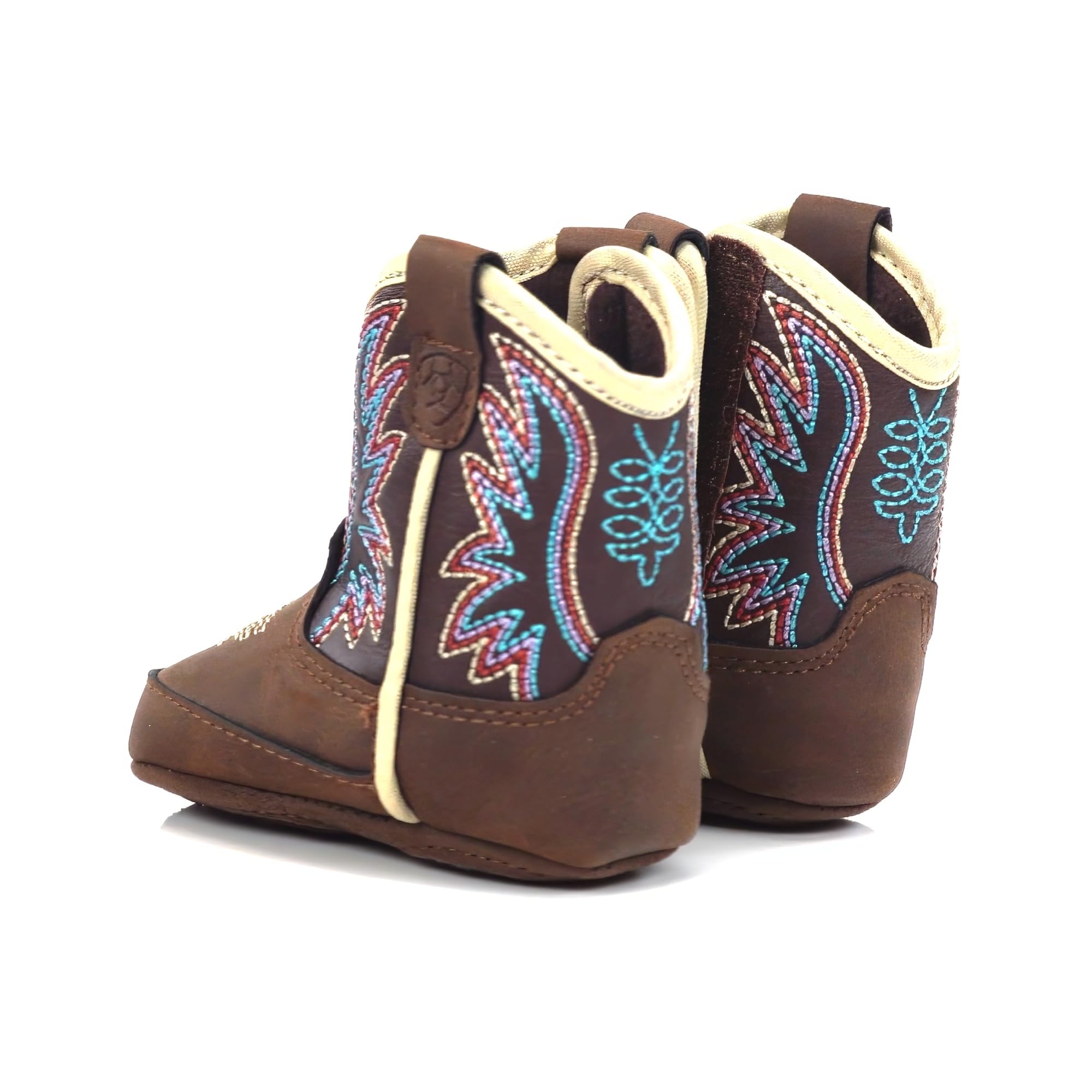 ARIAT Infant Baby Lil' Stompers Western Boots - Genuine Leather Cowboy Boots for Toddlers & Kids - Perfect for Western Rodeo, Dress Up & Outdoor Play