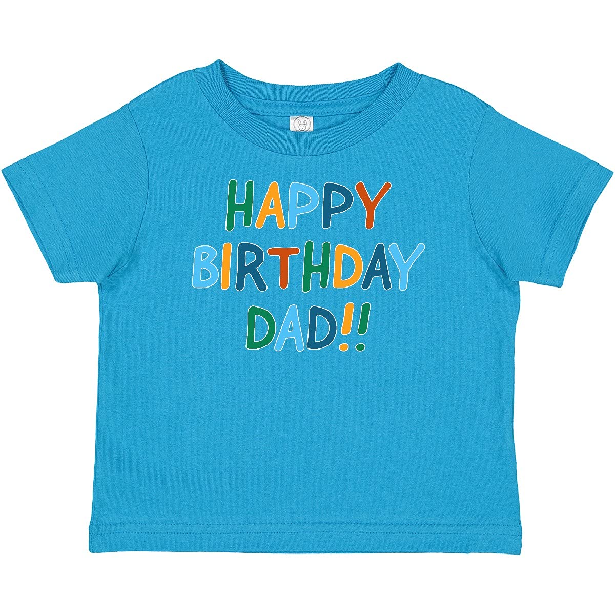 Happy Birthday Dad Baby T-Shirt - Cute Cotton Graphic Tee for Toddlers - Perfect Birthday Gift for Father's Day & Family Celebrations