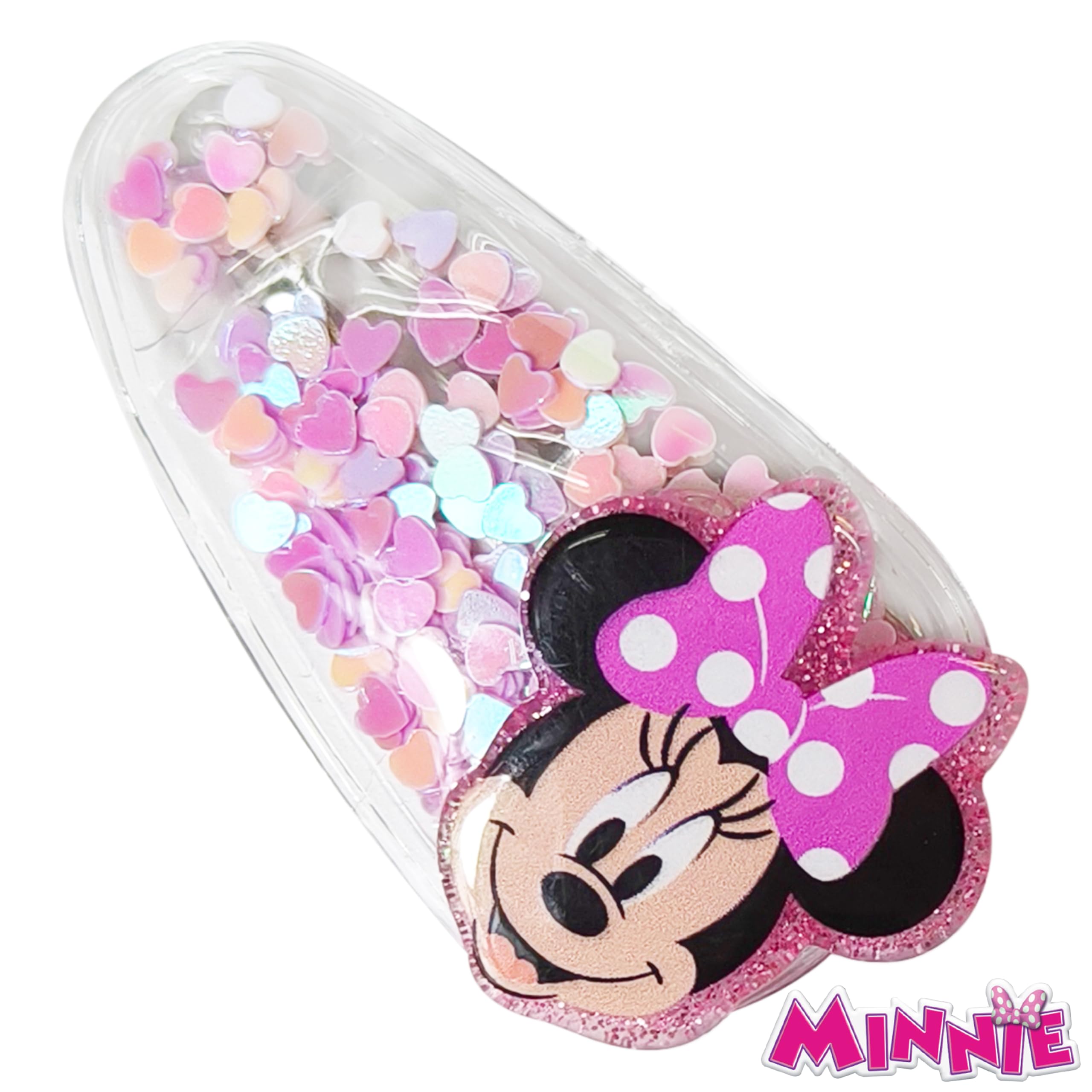 Disney Princess Hair Clips for Girls - 6pc Cute Hair Accessories Set with Character Charms, Magical Confetti Hair Clips for Kids Ages 3+ | Perfect for Birthday Gifts, School Days & Dress Up Play