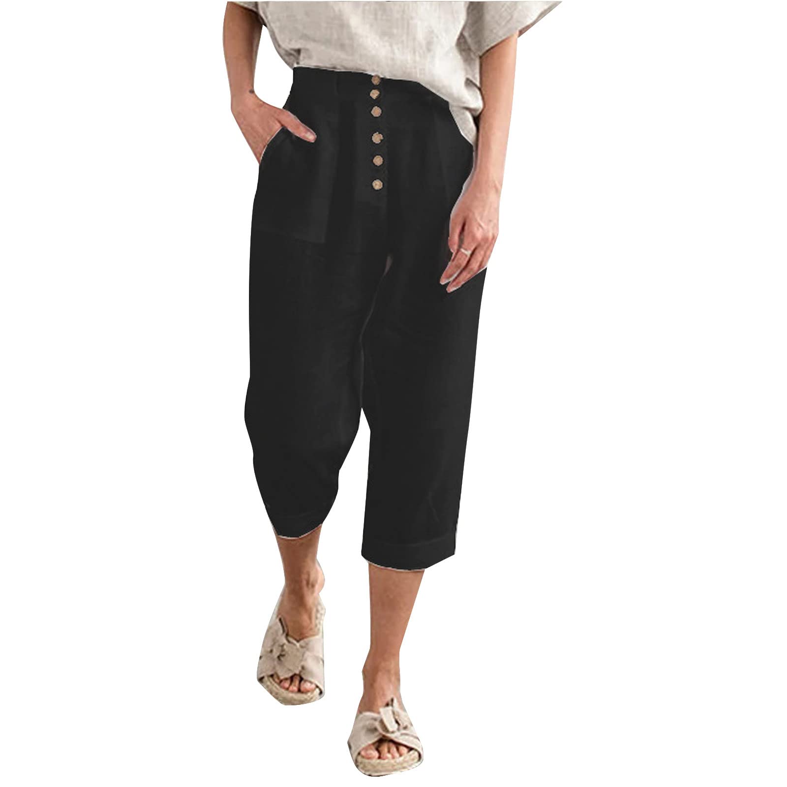 Women's Relaxed Fit Office Casual Pants - Size 16 Comfortable Business Jogger Pants for Work & Everyday Wear | Perfect for Business Casual, Commuting & Lounge