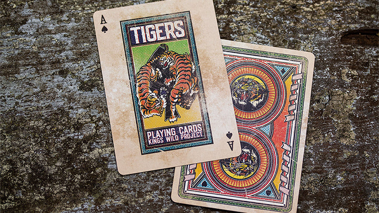Kings Wild Tigers Playing Cards - Premium Collectible Deck for Card Games, Magic Tricks & Poker Nights | Perfect Gift for Card Enthusiasts & Game Nights