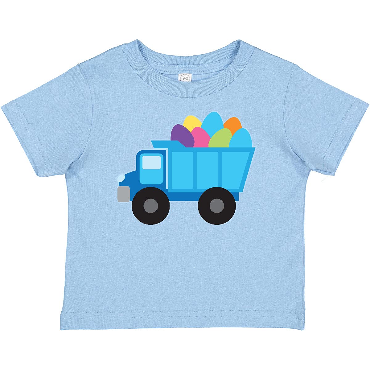 Inktastic Easter Egg Truck Boys Baby T-Shirt - Cute Easter Outfit for Toddlers & Infants - Perfect for Easter Egg Hunts, Family Photos & Spring Celebrations