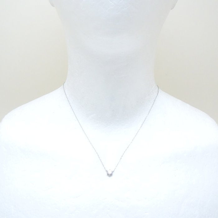 4℃ Diamond Necklace 0.272ct Pt850 Platinum - Elegant Pendant Jewelry for Women, Perfect for Anniversary, Wedding & Special Occasion Gifts